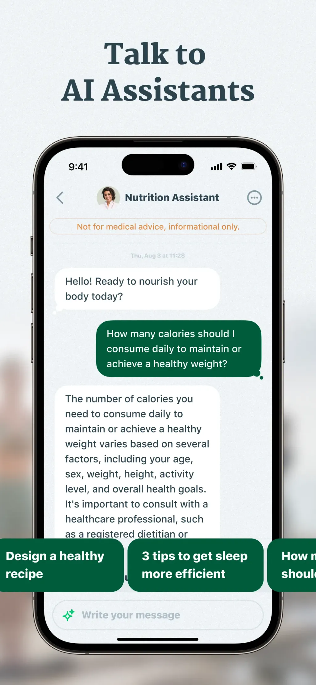 BalanceMe-Health AI&Self Care App Store screenshot 7