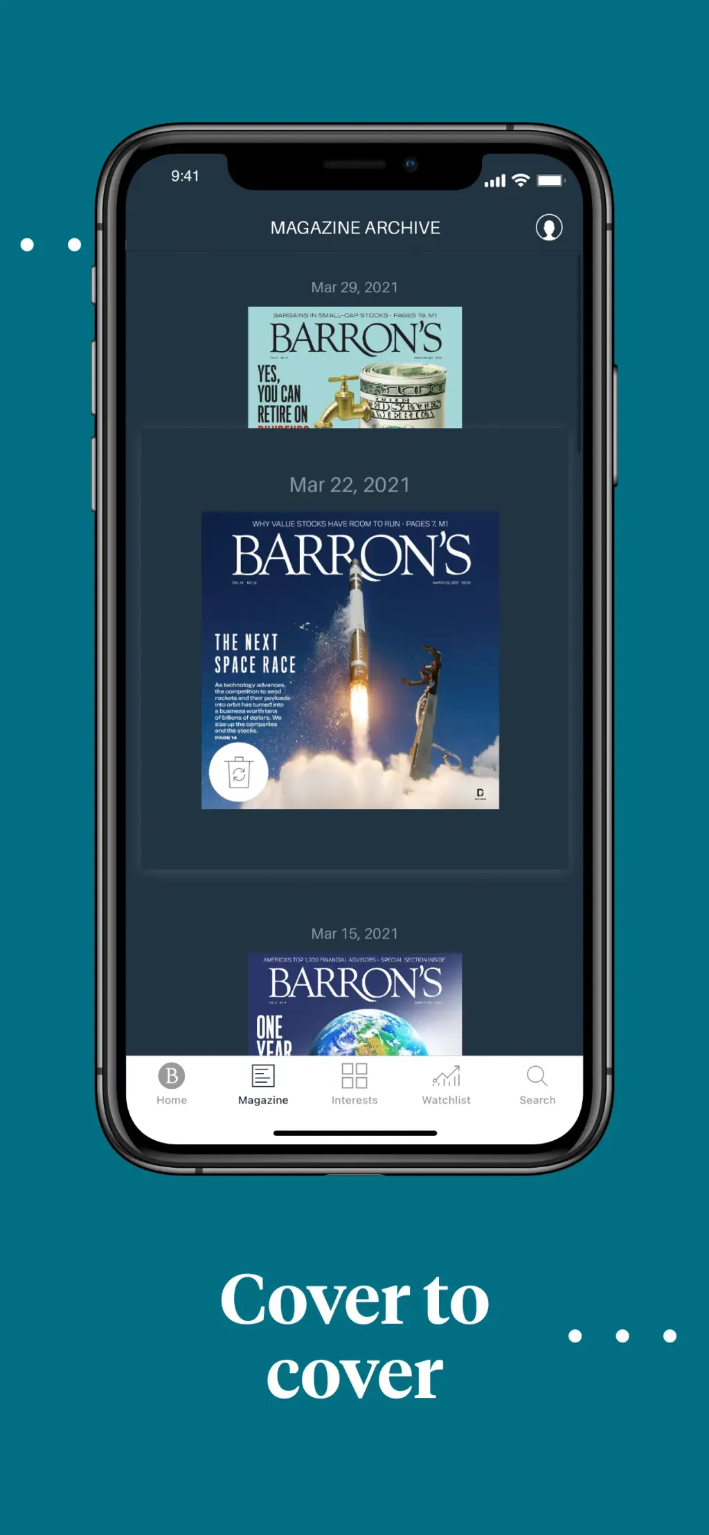 Barron’s - Investing Insights App Store screenshot 5