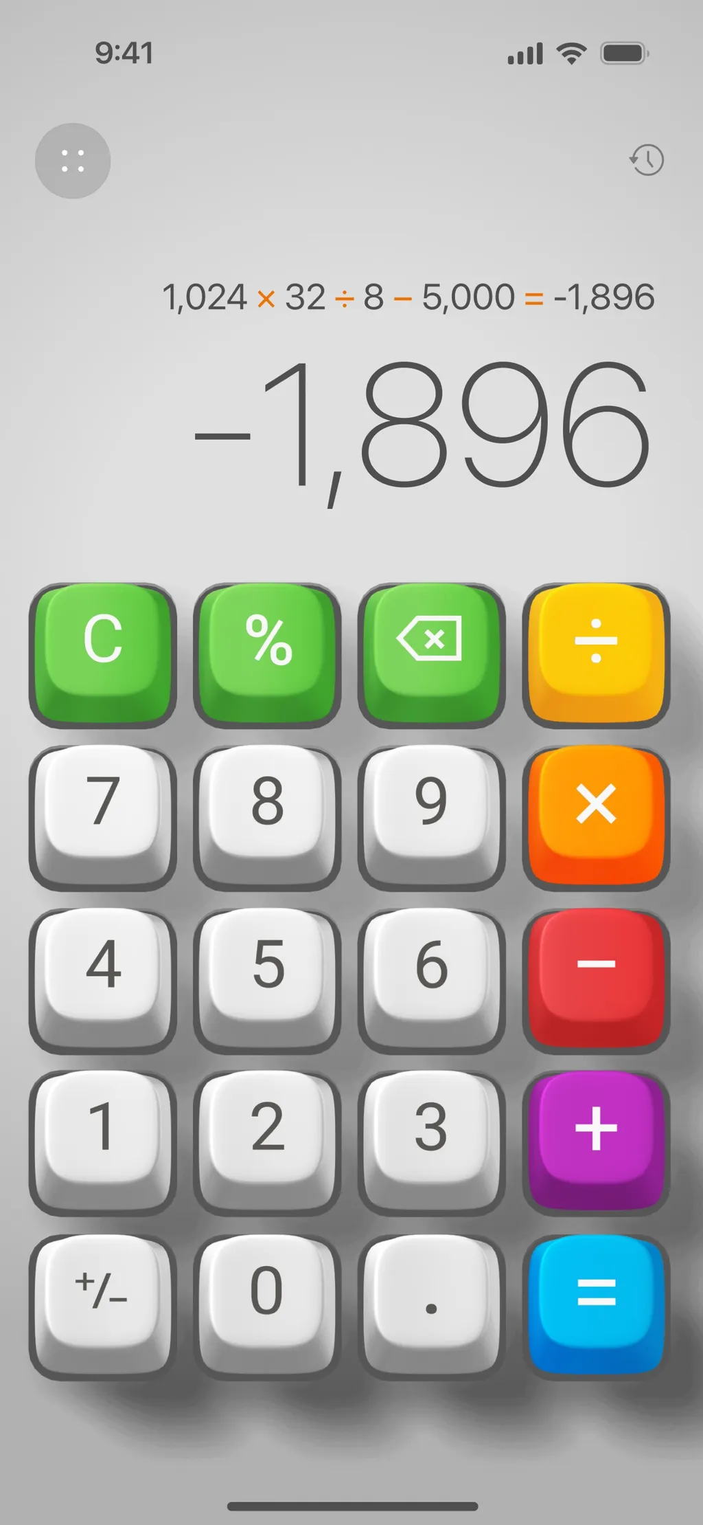 Basic Calculator with History App Store screenshot 5