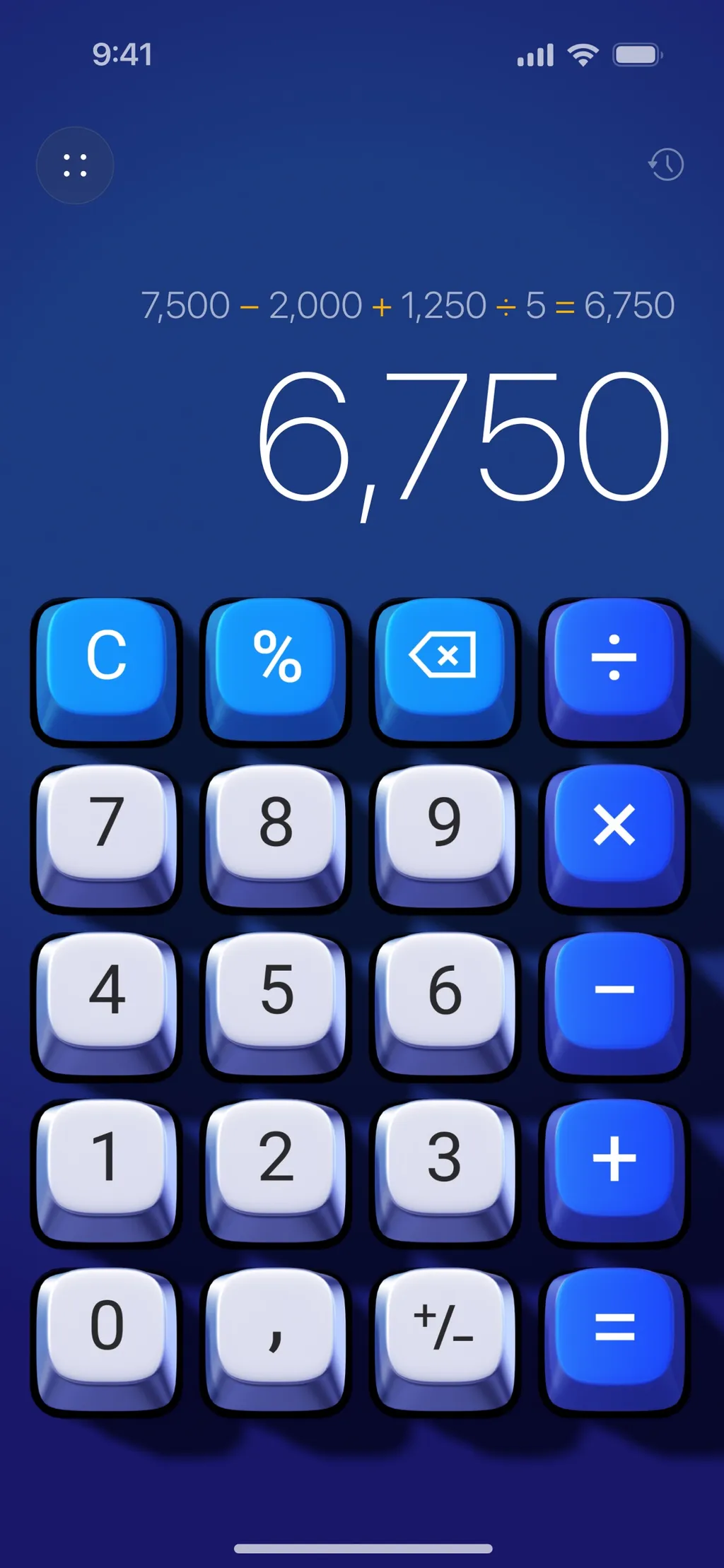 Basic Calculator with History App Store screenshot 6