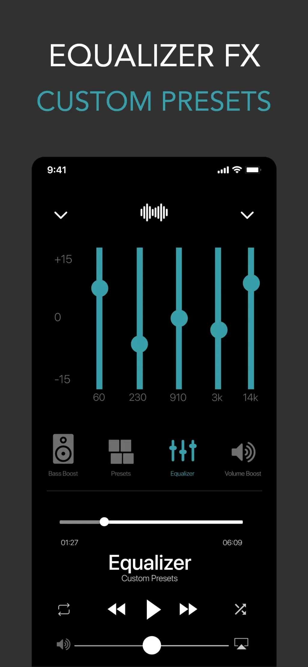 Bass Booster 3D + Volume Boost screenshot 2