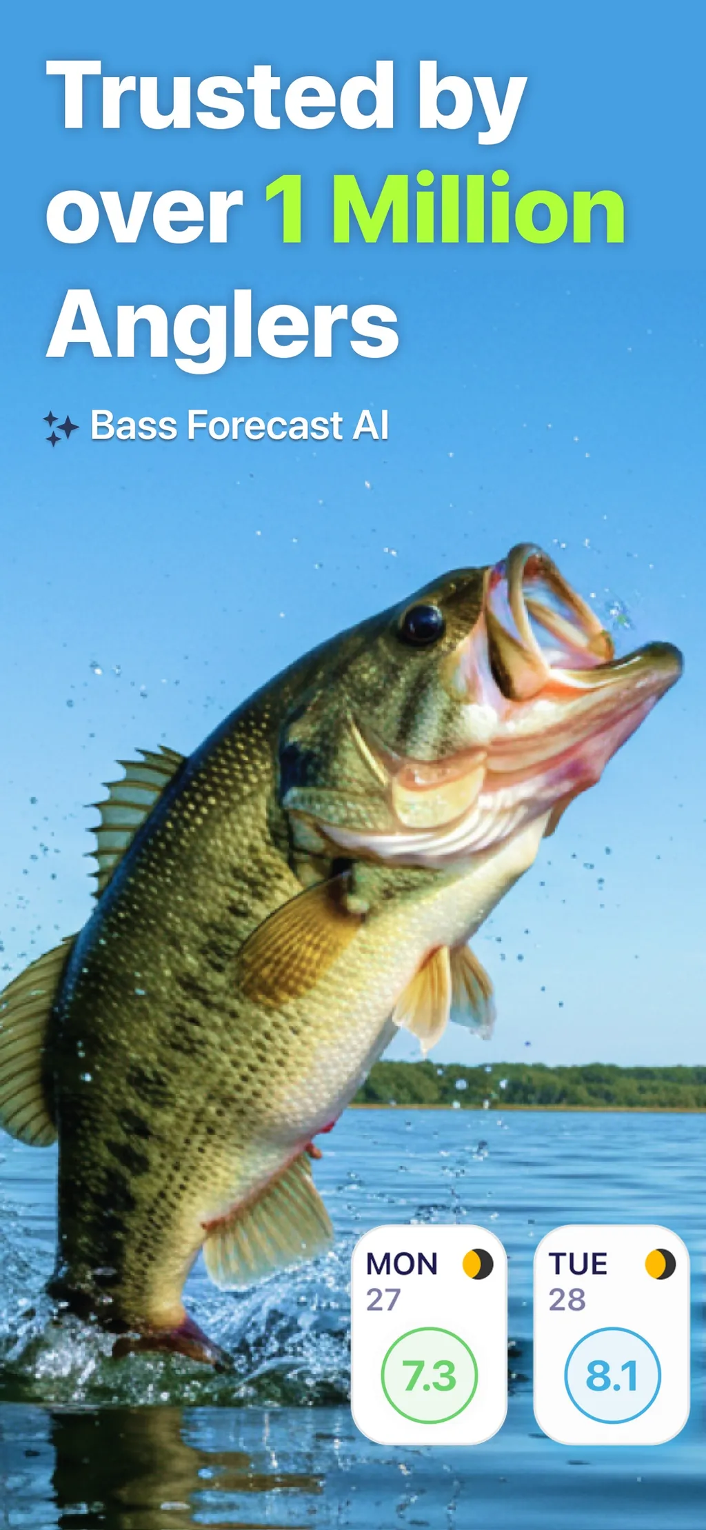 BassForecast: Bass Fishing App screenshot 1
