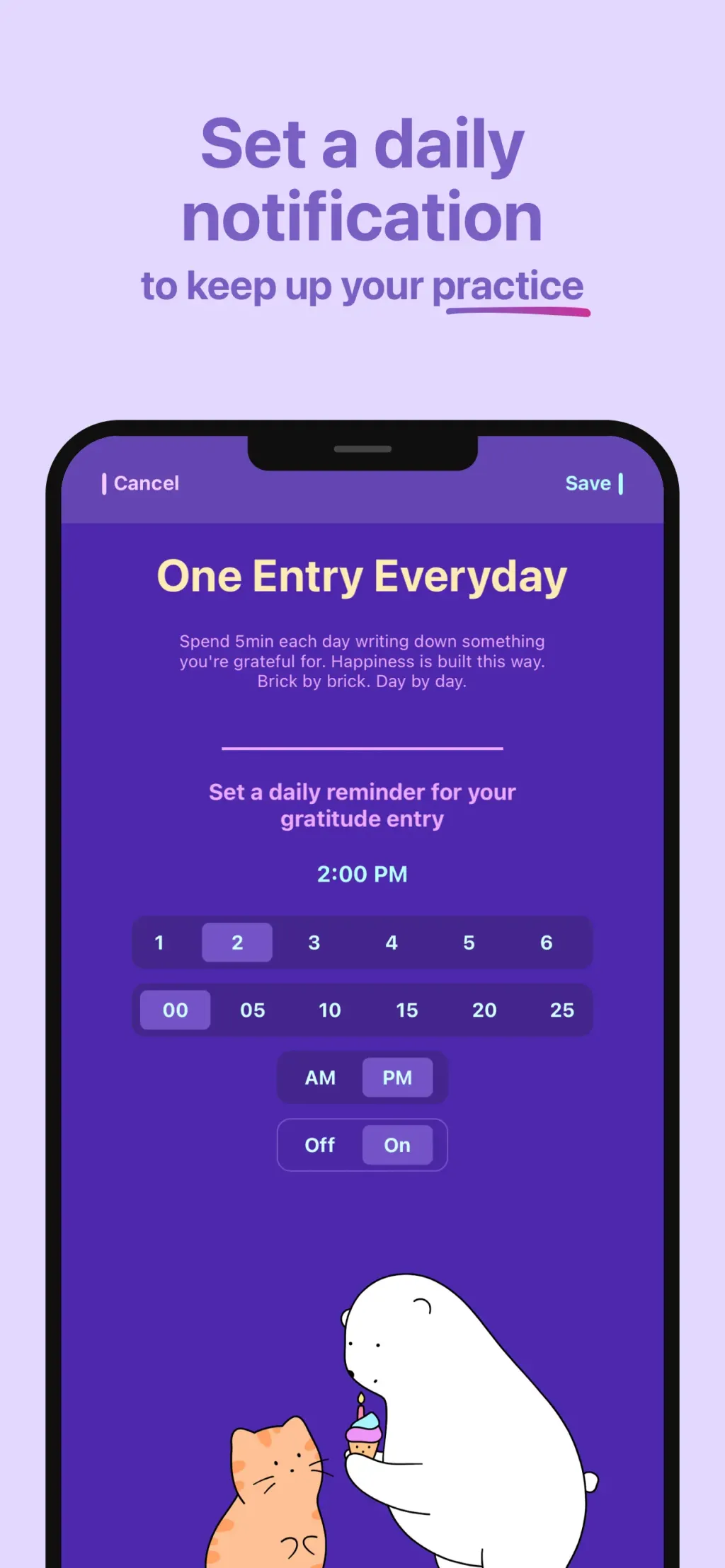 Bears Gratitude App Store screenshot 3
