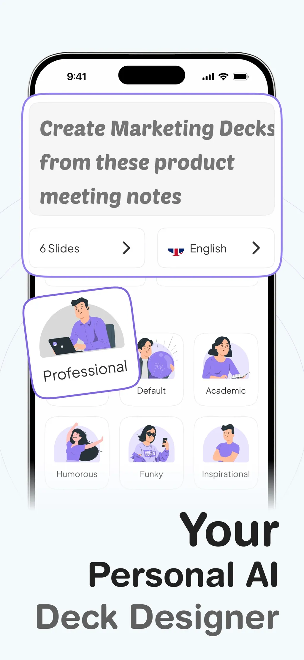 PPT AI: Presentation Maker App App Store screenshot 2