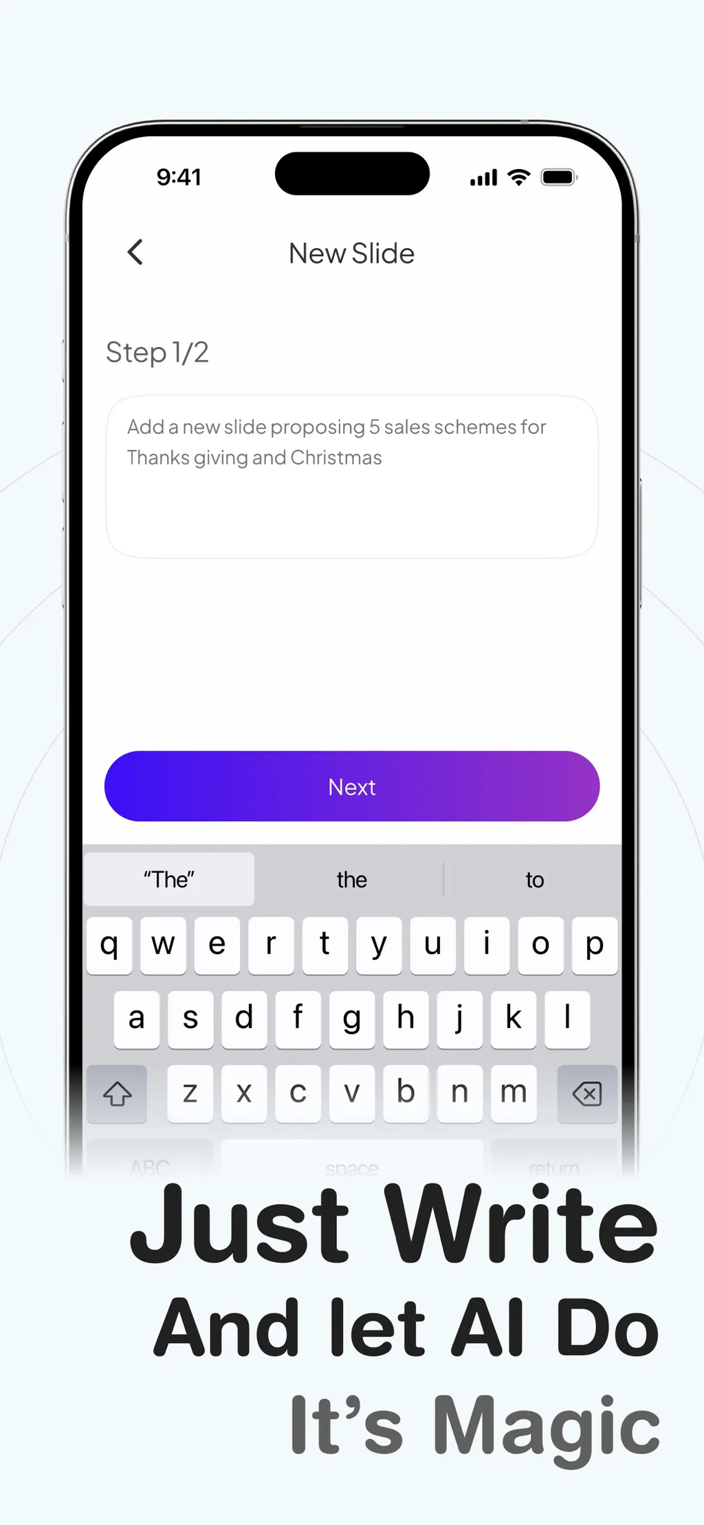 PPT AI: Presentation Maker App App Store screenshot 4