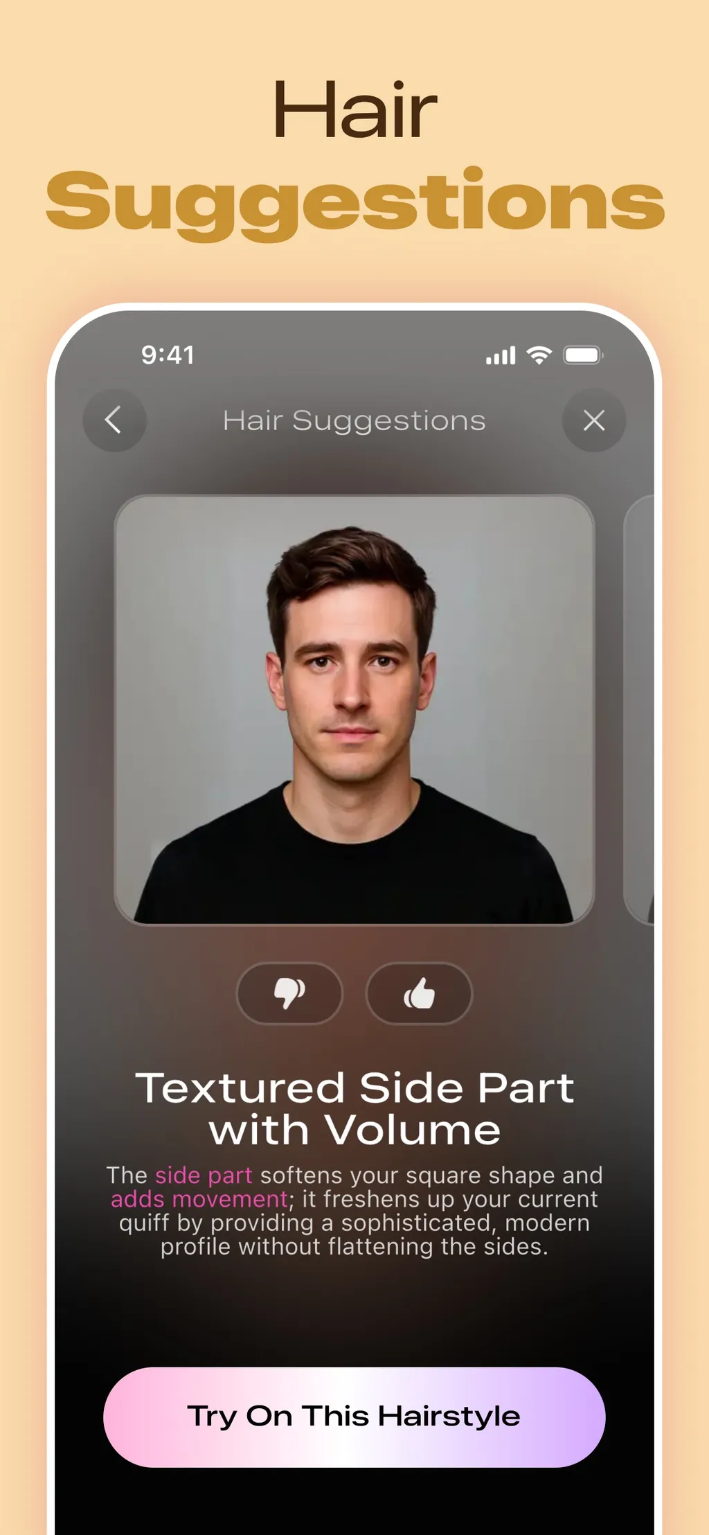 Beautify - Hairstyle Try On screenshot 1