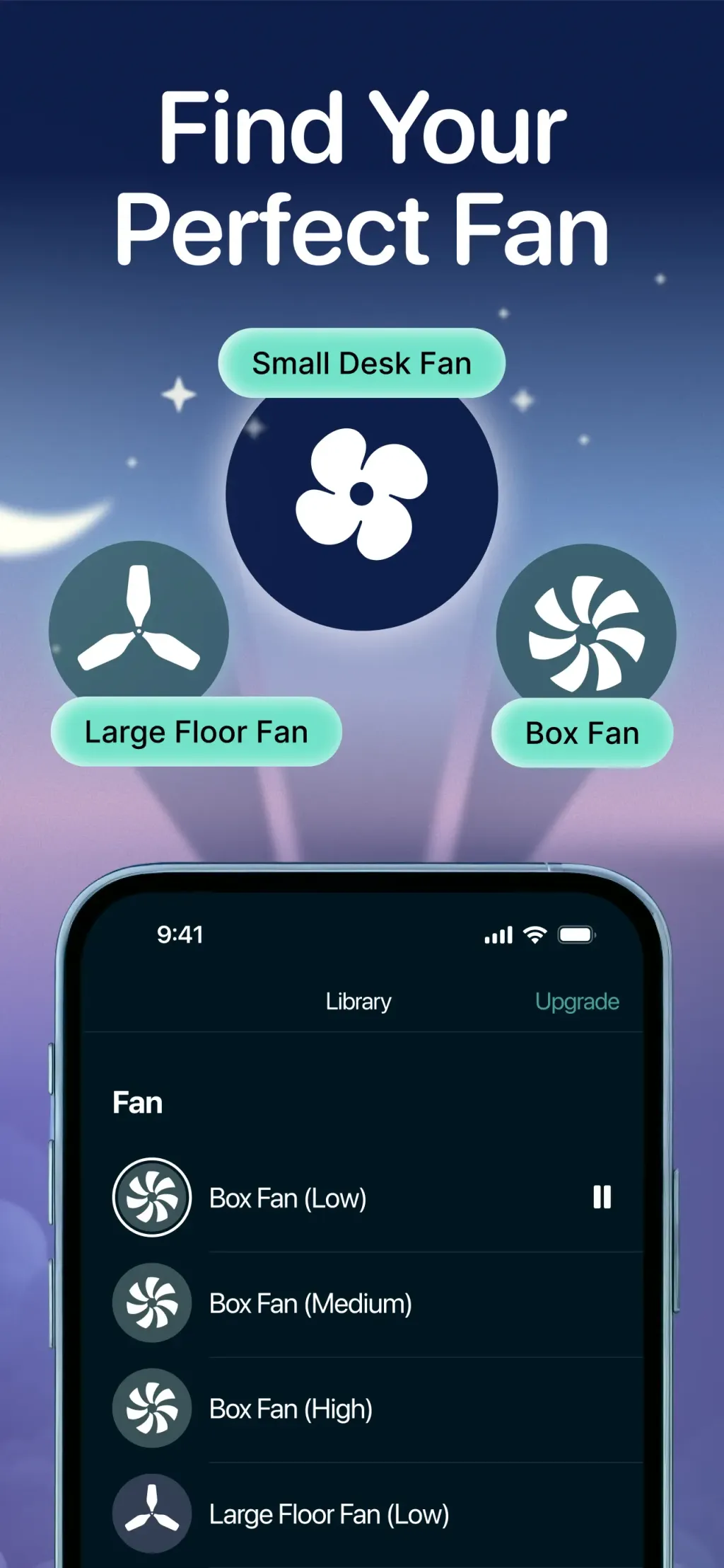 Bedtime Fan: White Noise Baby App Store screenshot 3