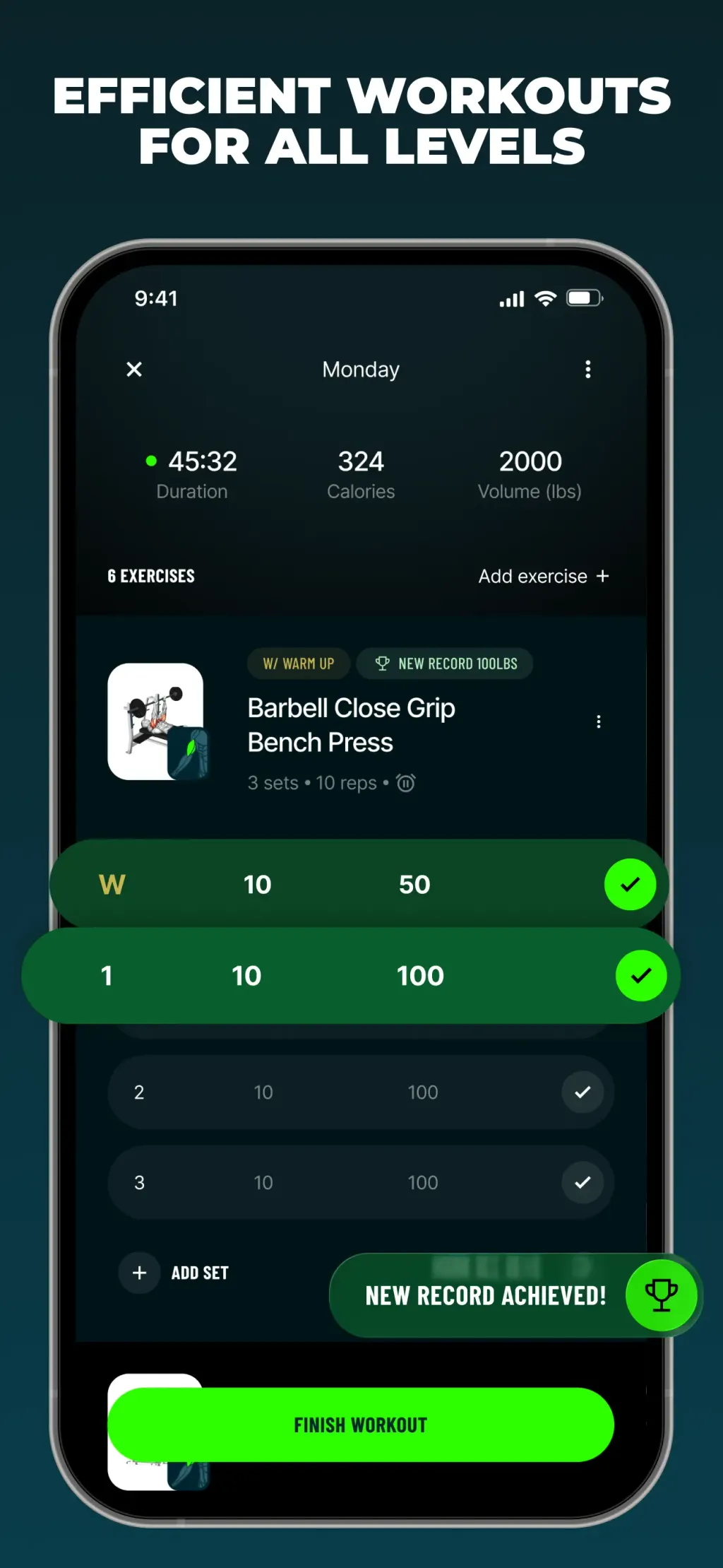 Befit: Gym & Home Workout Plan App Store screenshot 3