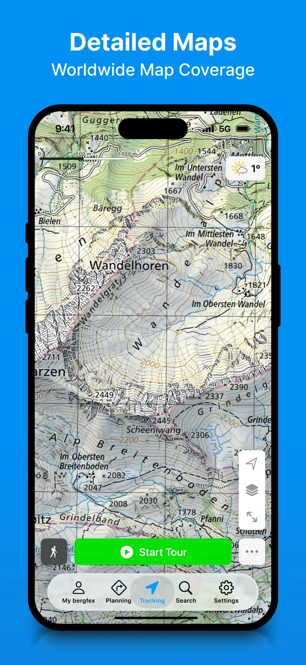 bergfex: Hiking & Tracking App Store screenshot 8