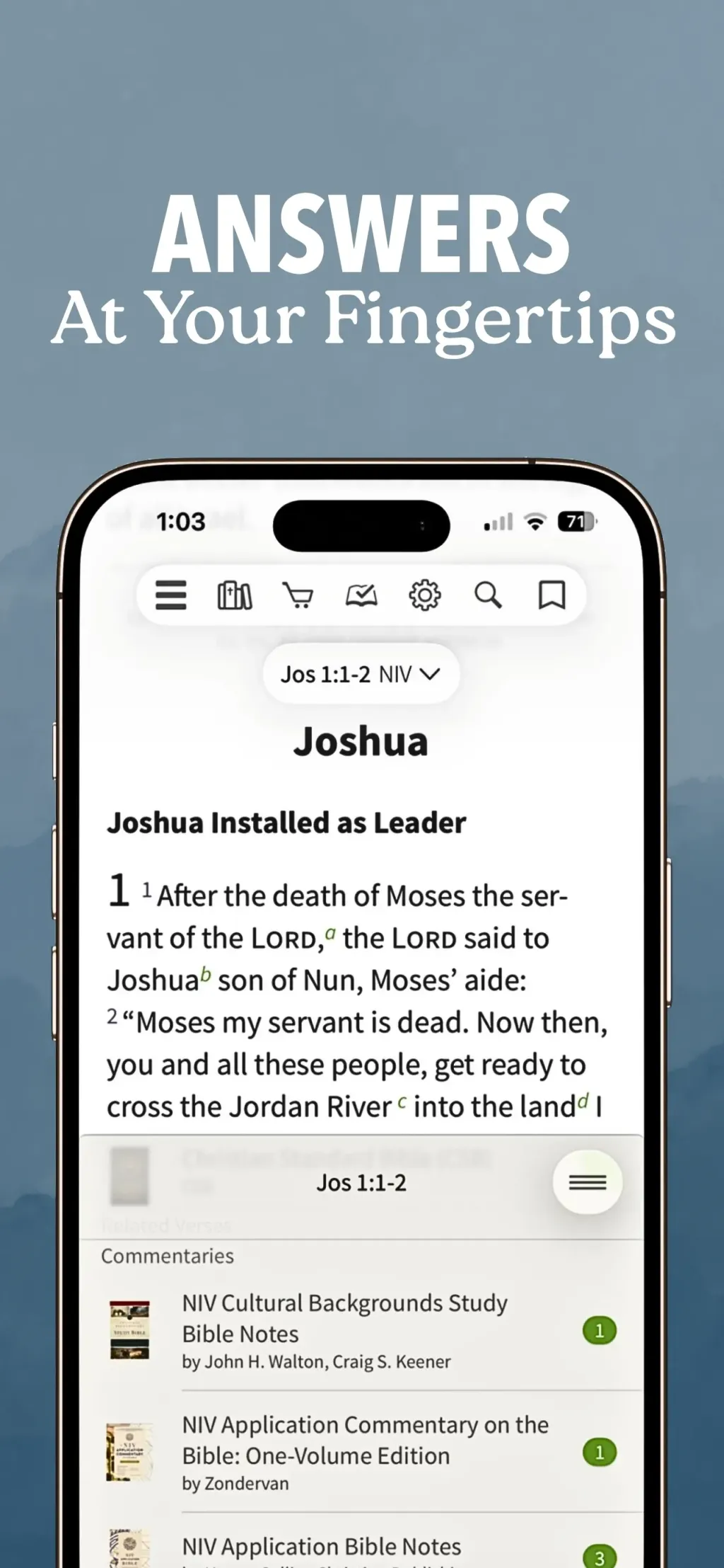 Bible App - Read & Study Daily screenshot 1