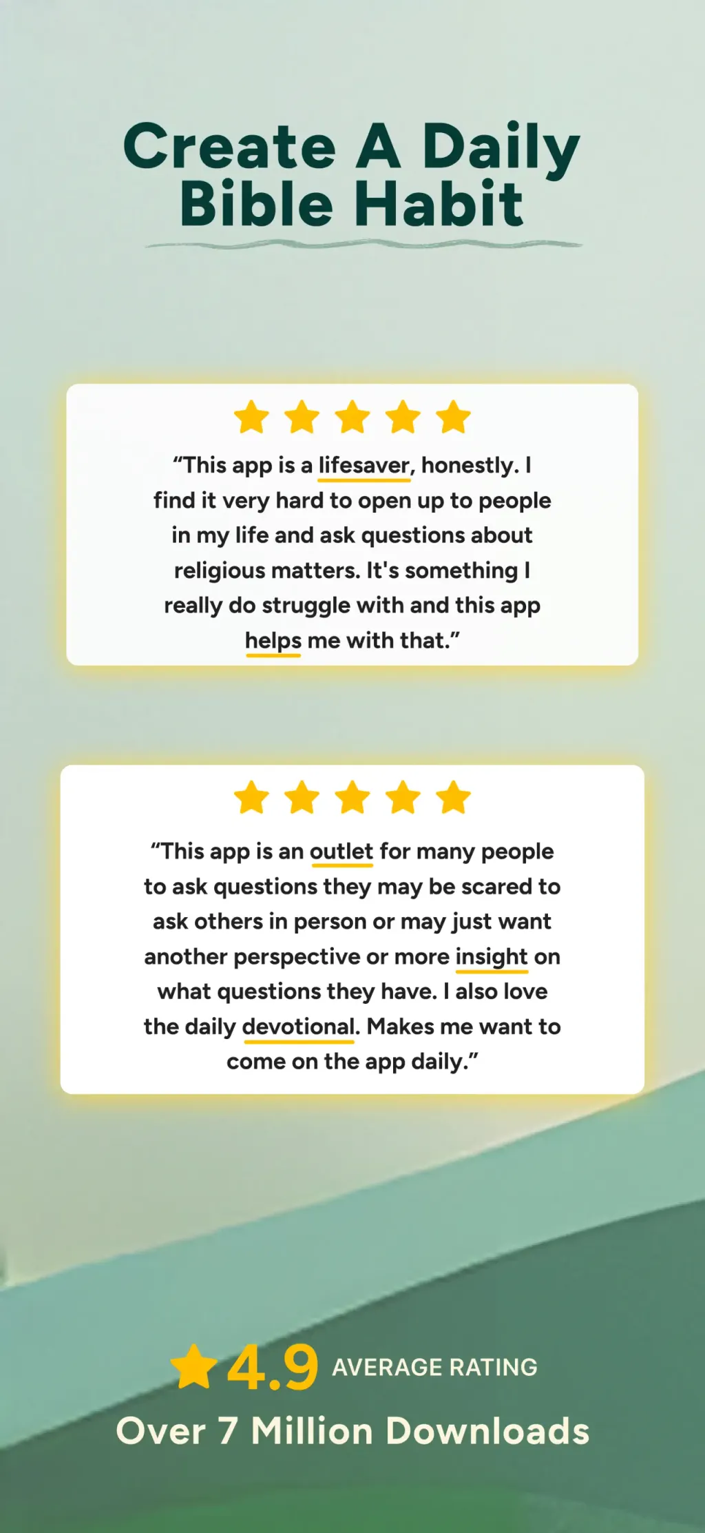 Bible Chat: Daily Devotional App Store screenshot 2