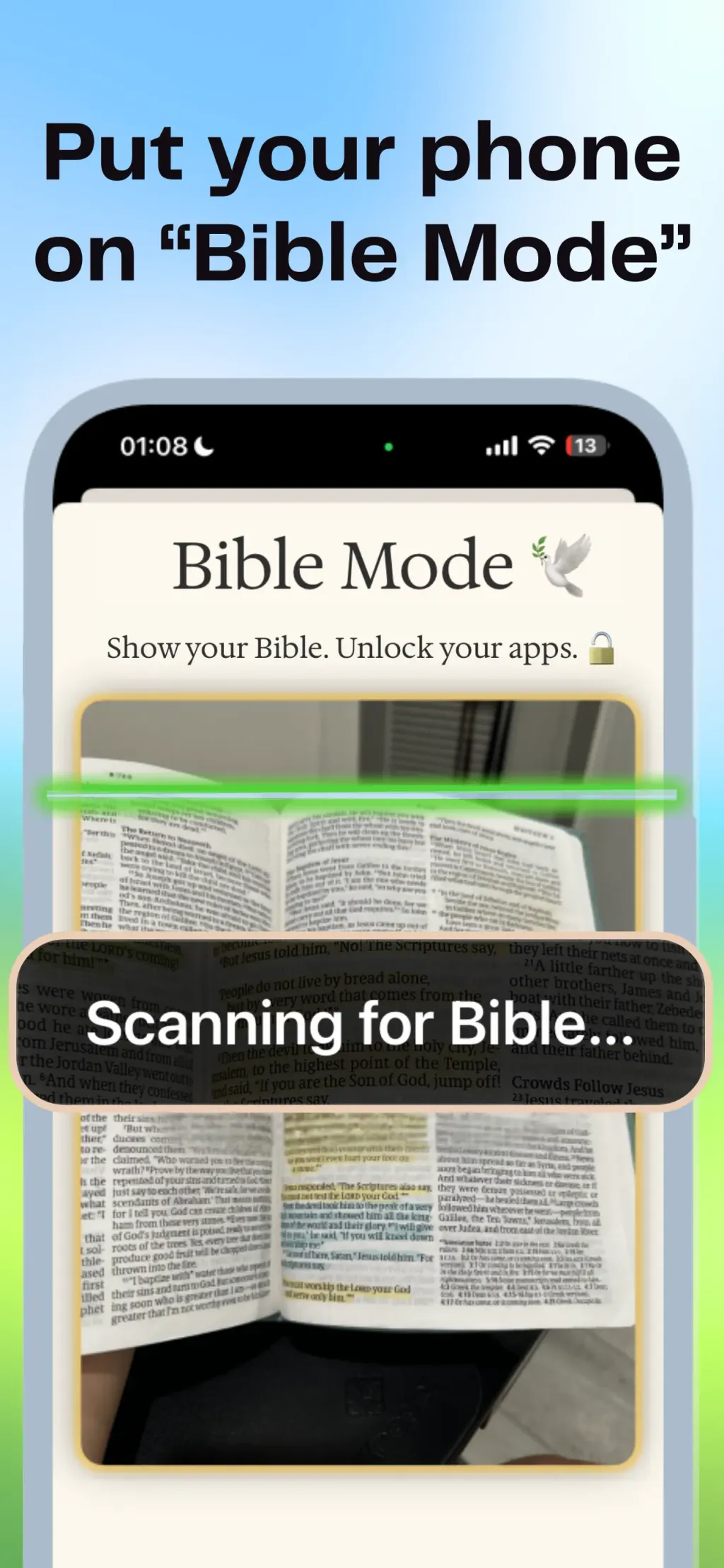Bible Mode: Reduce Screen Time App Store screenshot 2
