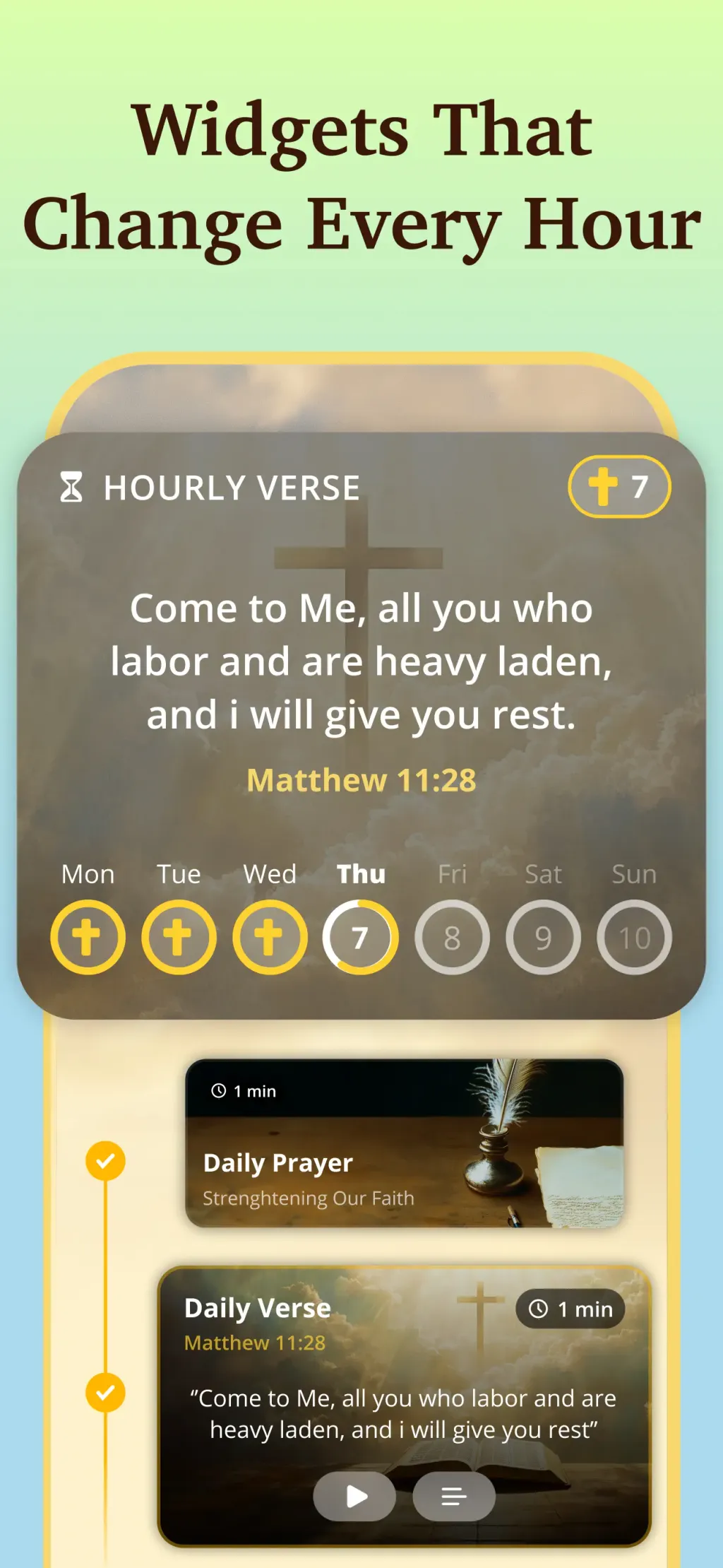 Bible Path: Prayers & Widgets App Store screenshot 2