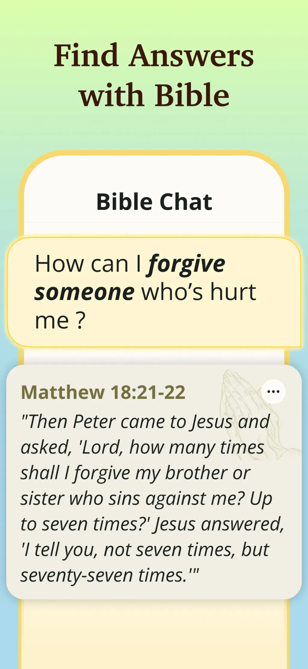 Bible Path: Prayers & Widgets screenshot 1
