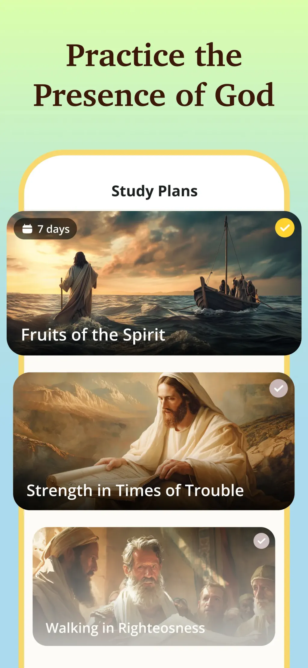 Bible Path: Prayers & Widgets App Store screenshot 9