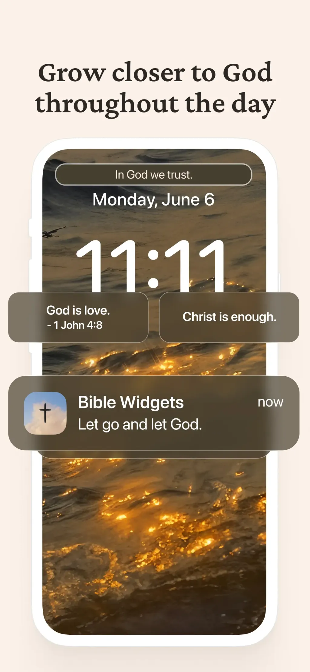 Bible Widgets: Verses & Prayer App Store screenshot 1
