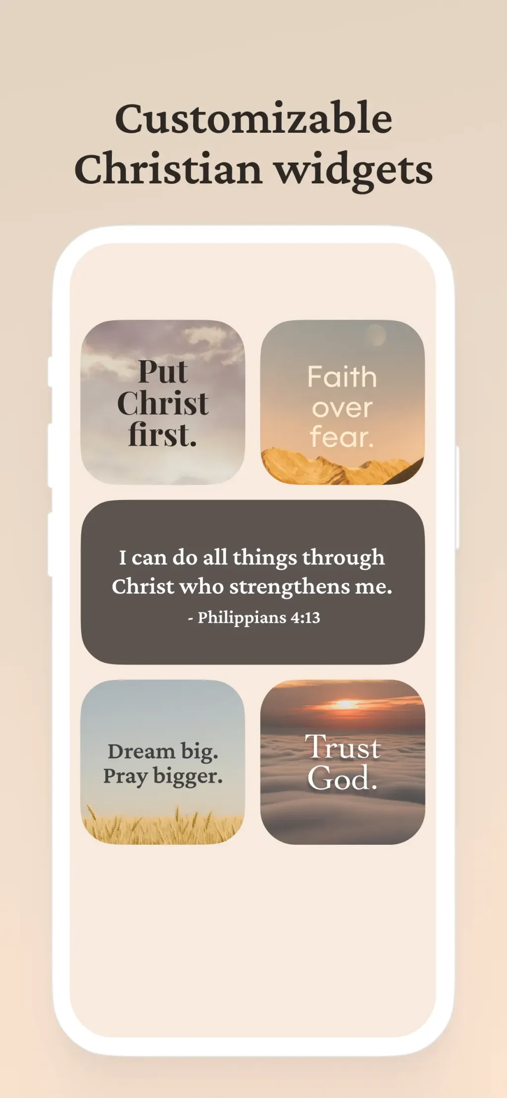 Bible Widgets: Verses & Prayer App Store screenshot 3