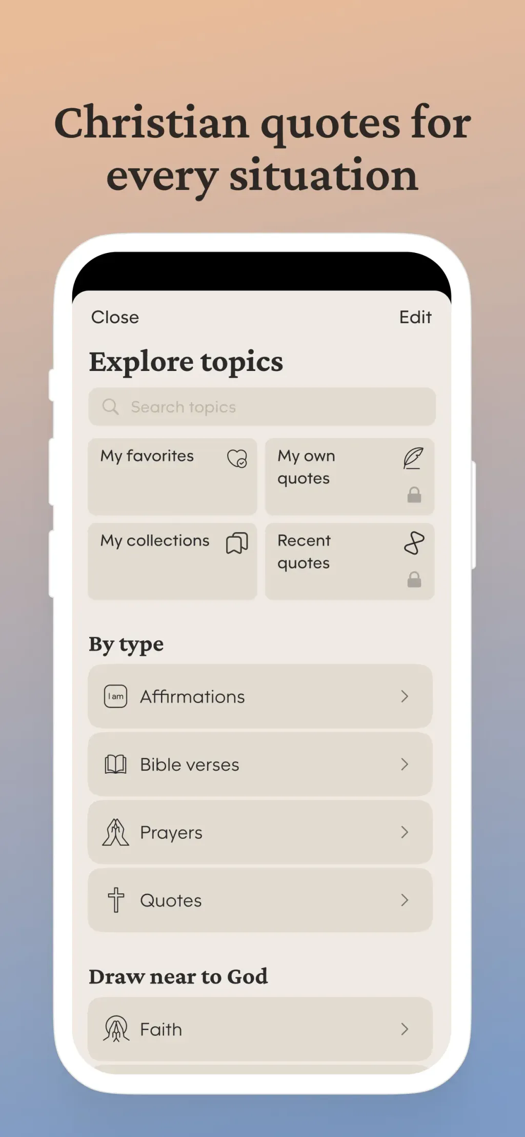 Bible Widgets: Verses & Prayer App Store screenshot 4