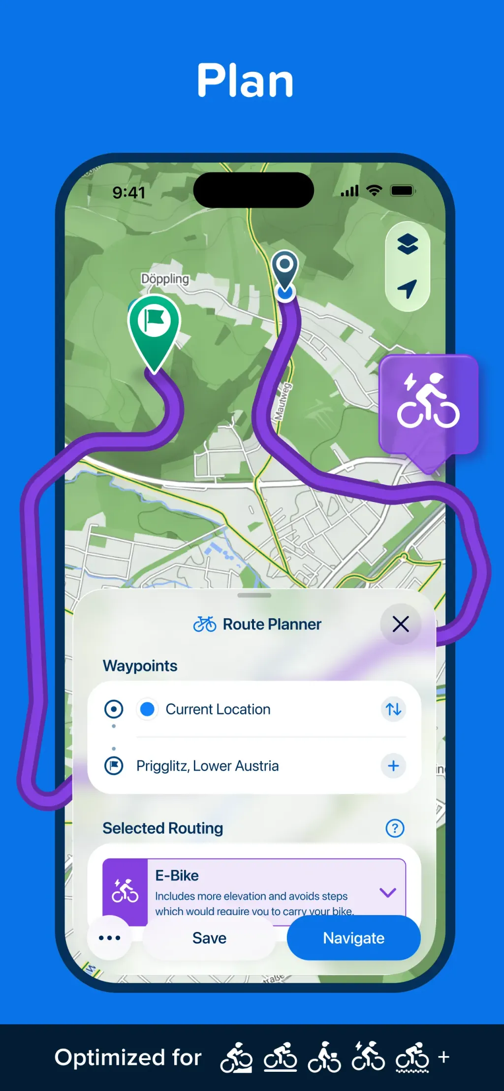 Bikemap: Bicycle Tracker & GPS screenshot 1