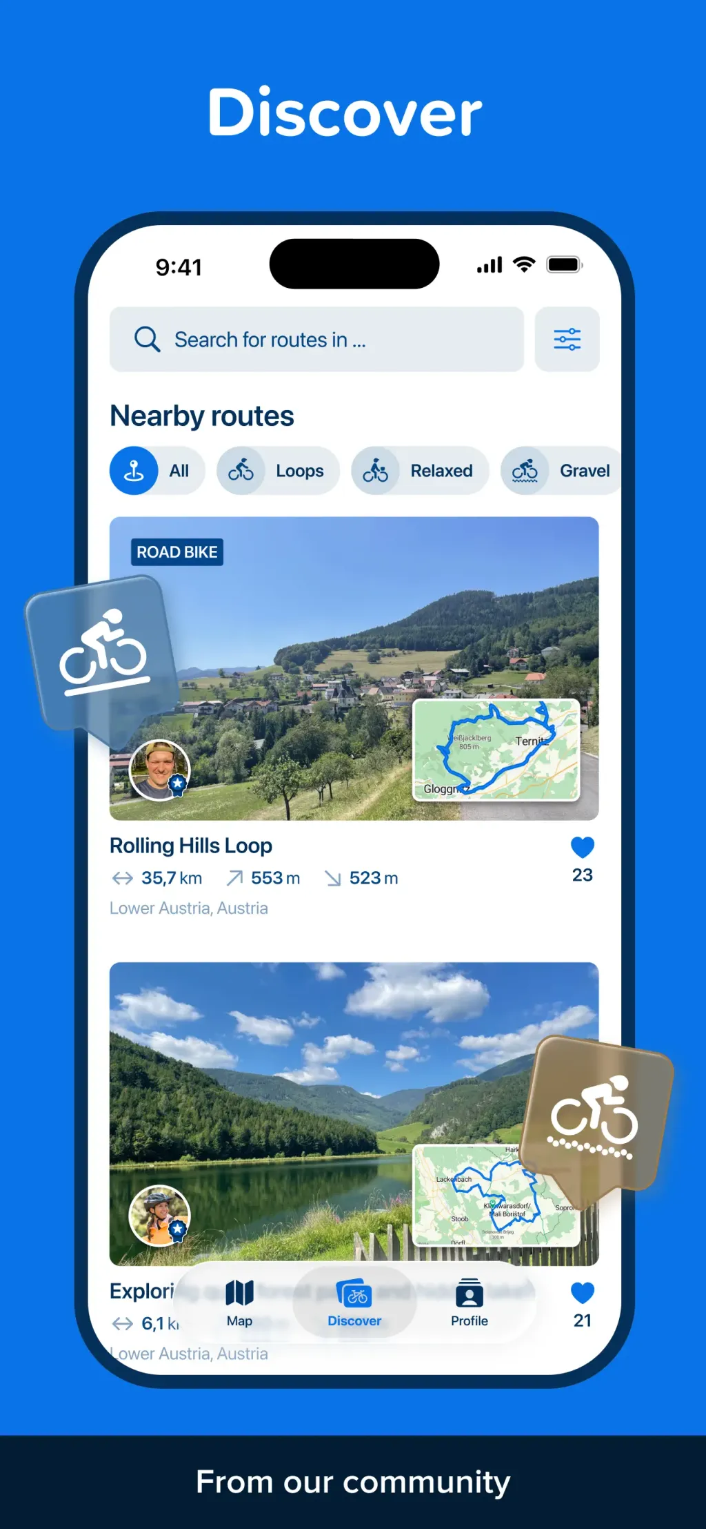 Bikemap: Bicycle Tracker & GPS screenshot 5