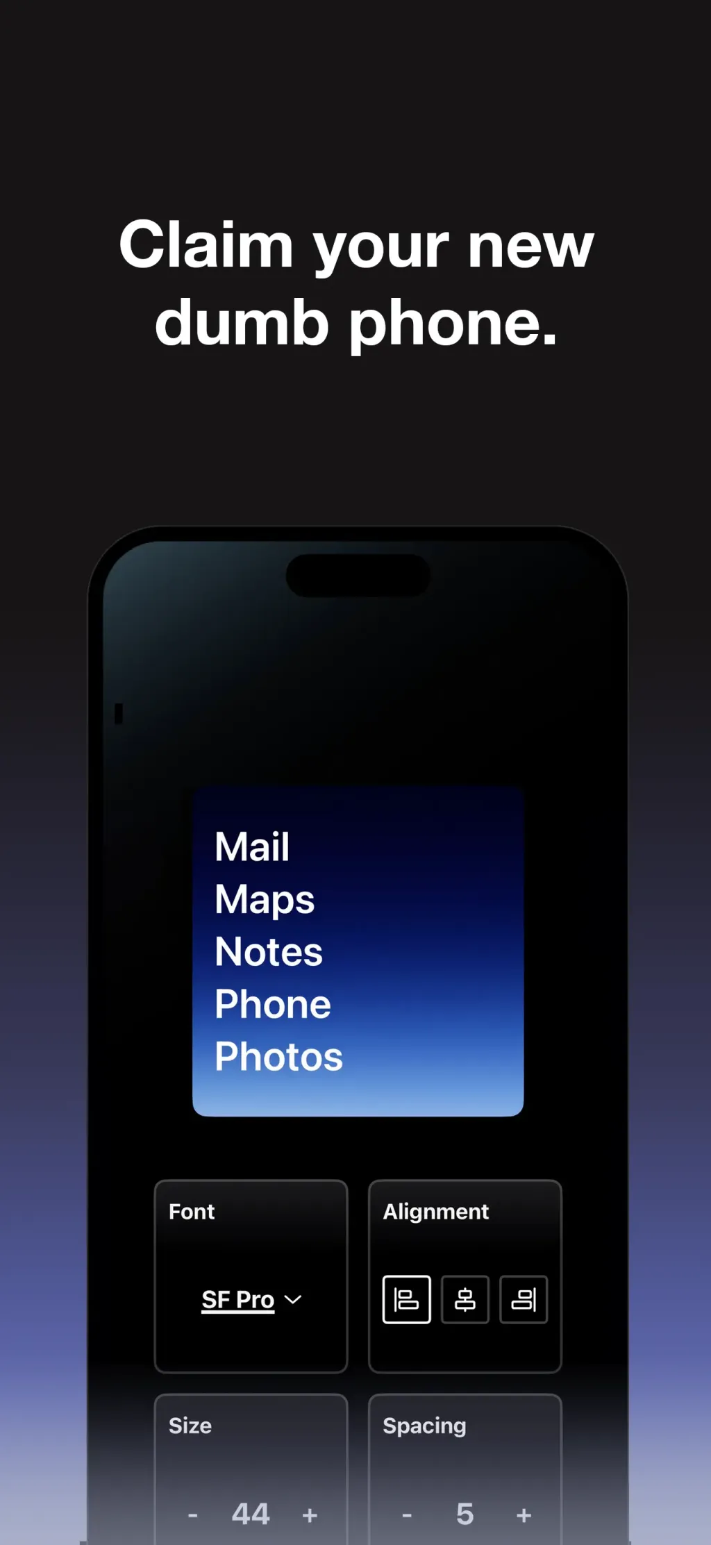 Blank Spaces Launcher screenshot 1