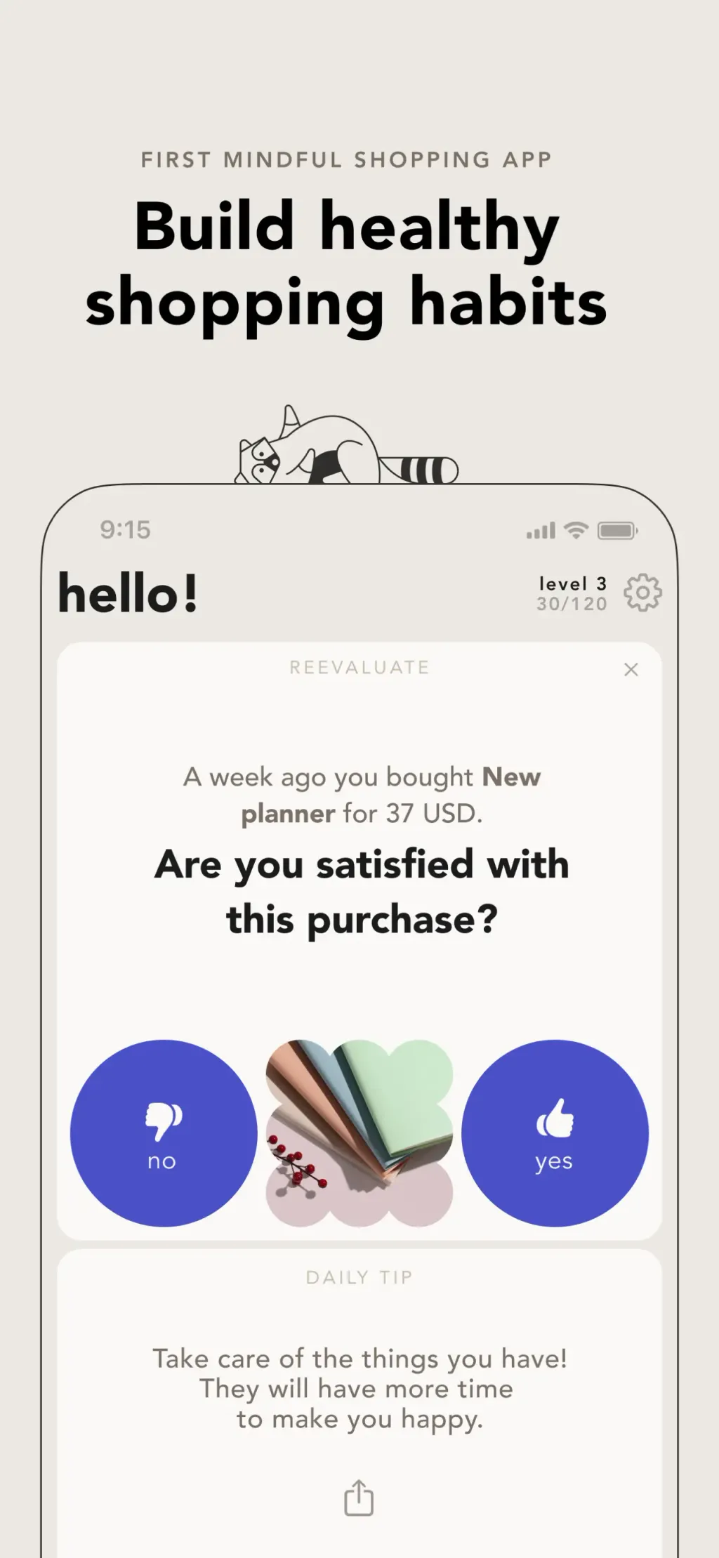 bless. minimal shopping habits screenshot 1