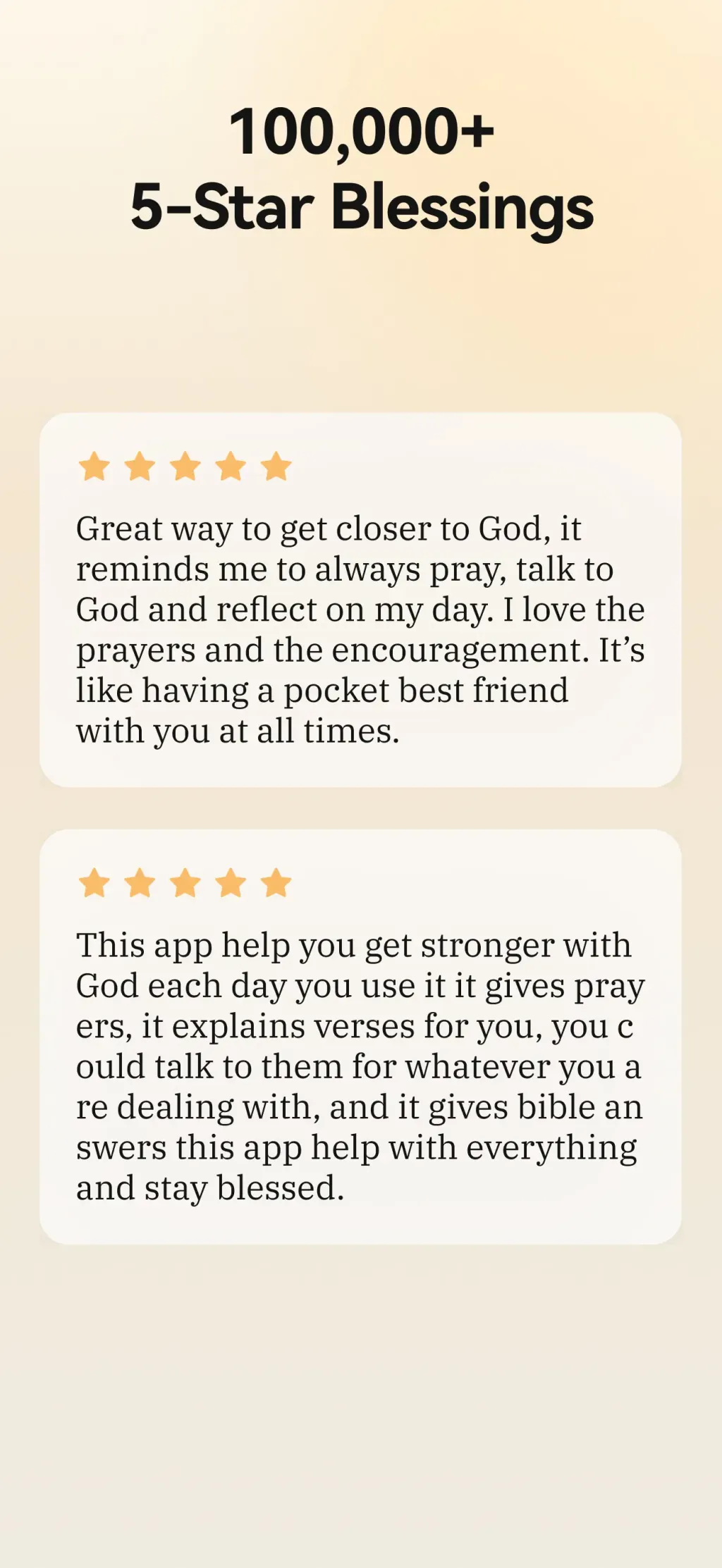 Blessed - Daily Verse & Prayer App Store screenshot 8