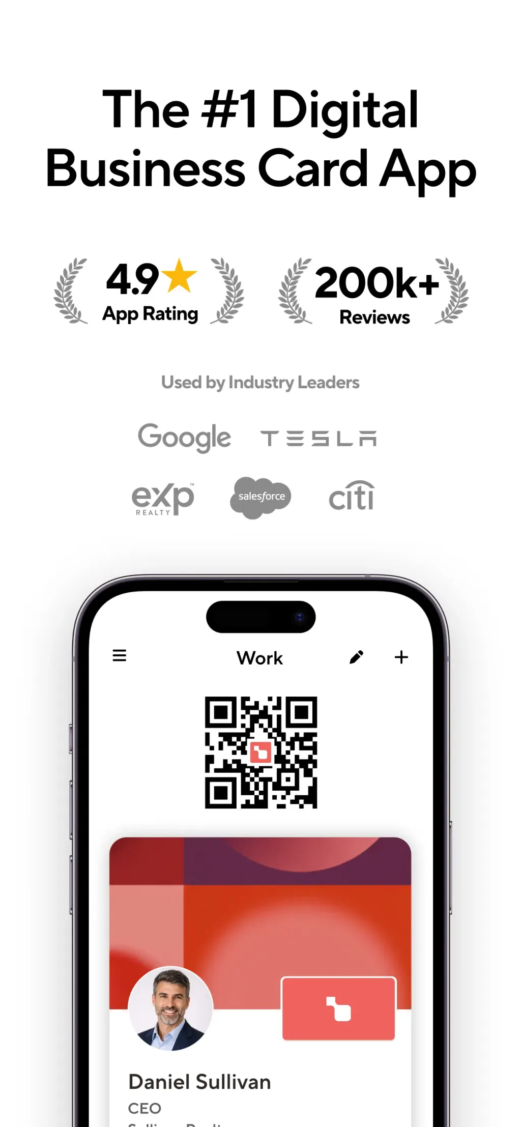 Blinq: Digital Business Card App Store screenshot 1