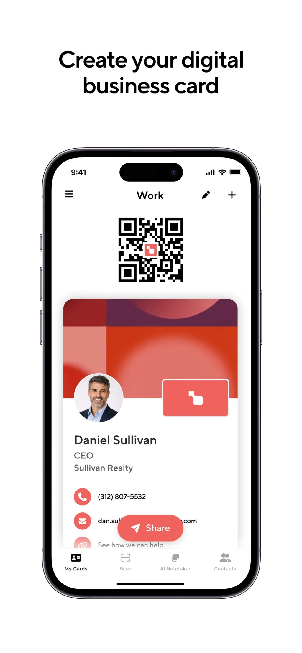 Blinq: Digital Business Card screenshot 1