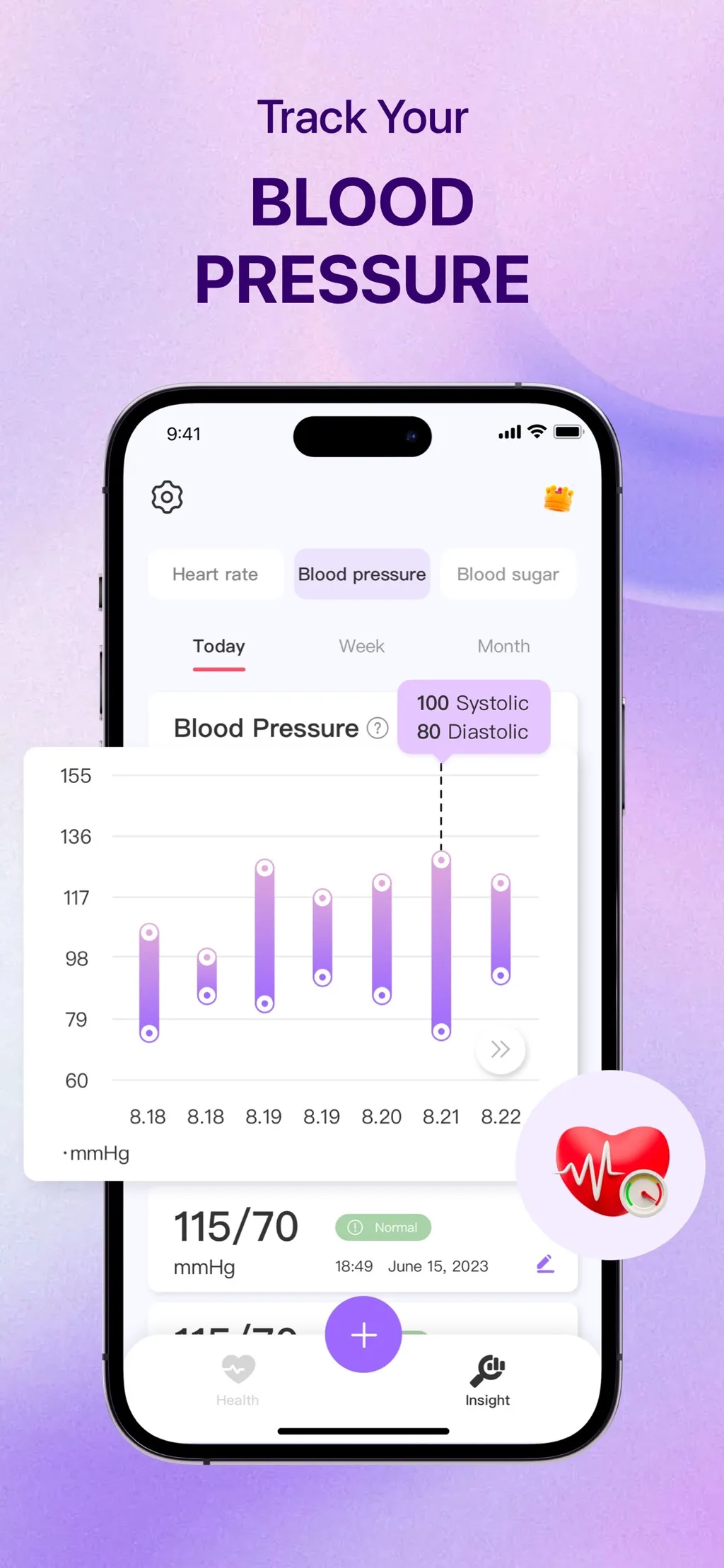 Blood Pressure: Healthy Life screenshot 1