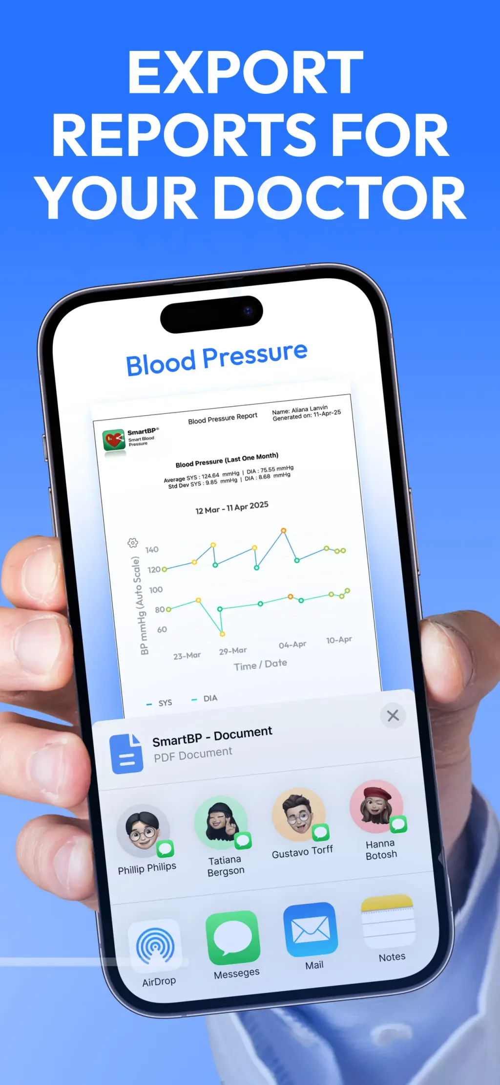 Blood Pressure Tracker SmartBP App Store screenshot 8