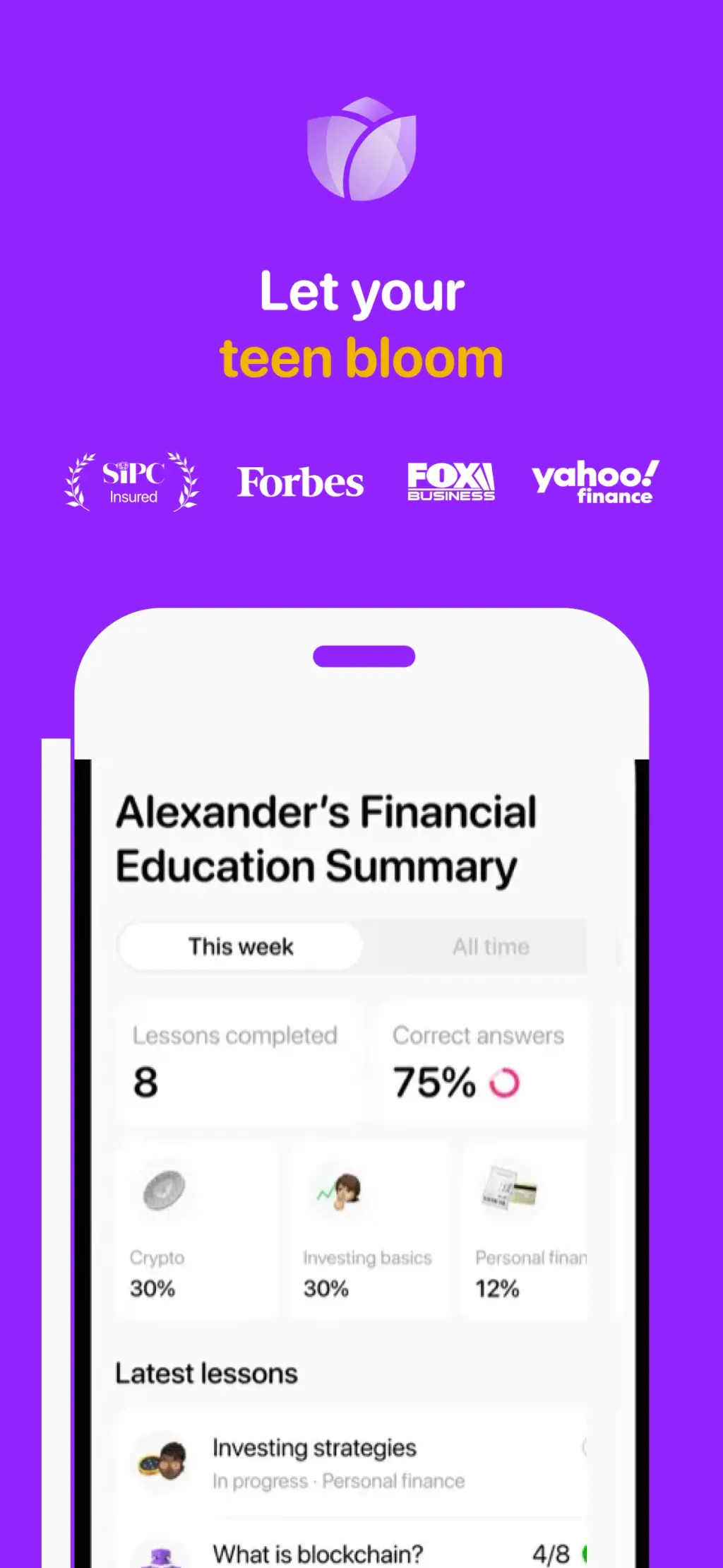 Bloom: Learn to Invest App Store screenshot 8
