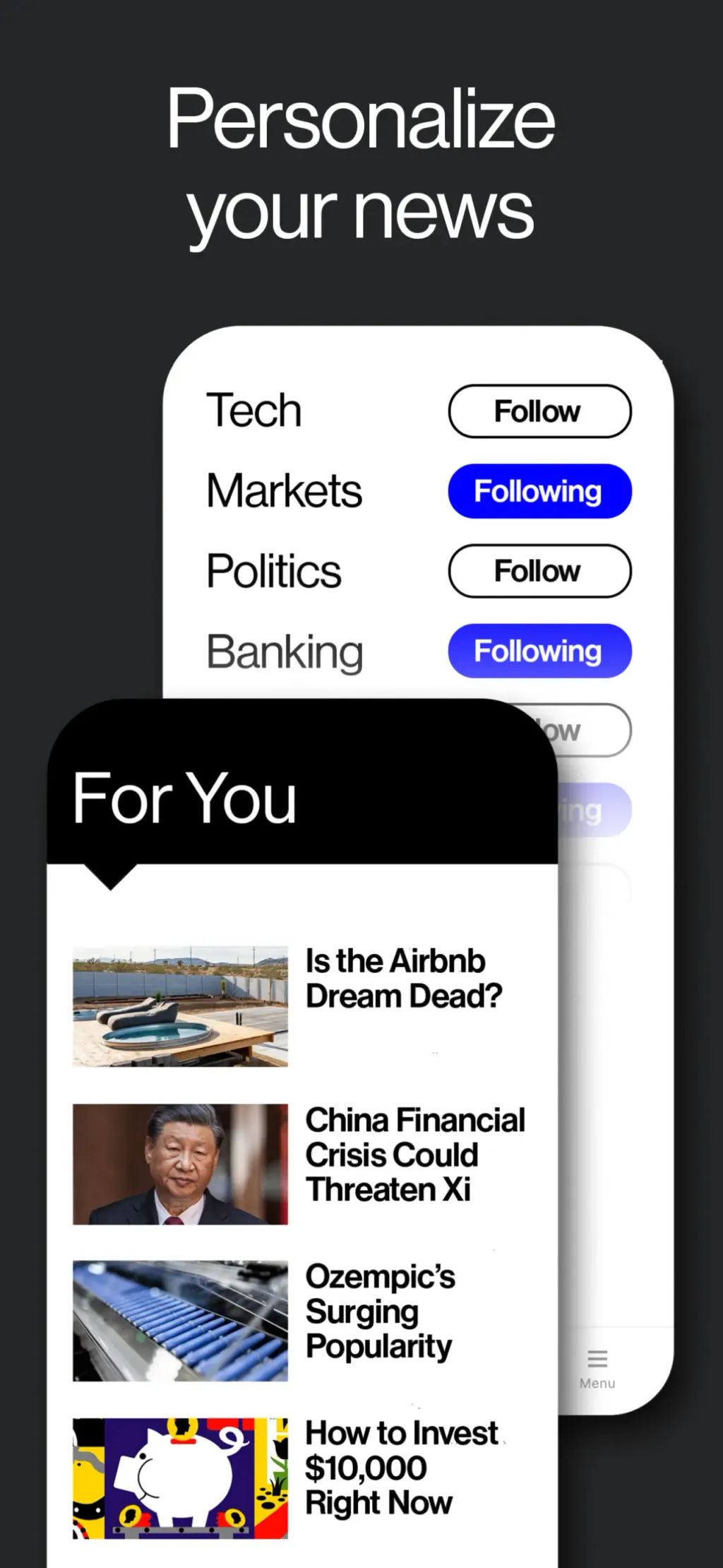 Bloomberg: Business News Daily App Store screenshot 6