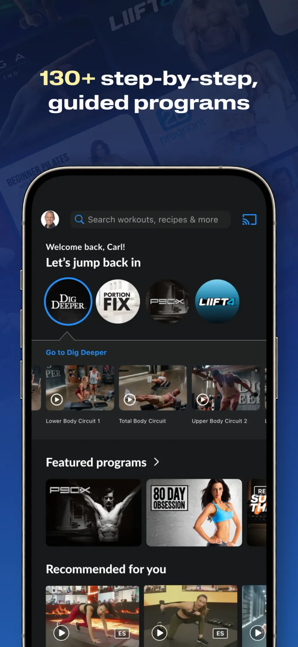 BODi Home Fitness & Workouts App Store screenshot 4
