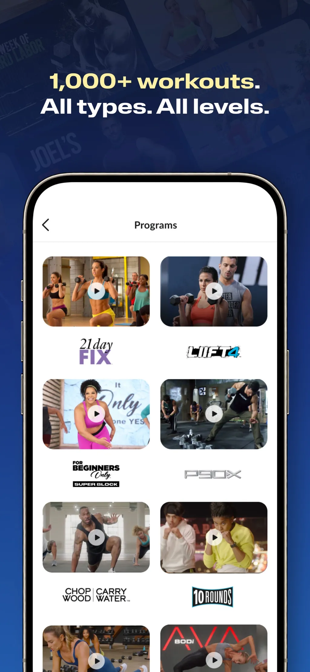 BODi Home Fitness & Workouts App Store screenshot 5