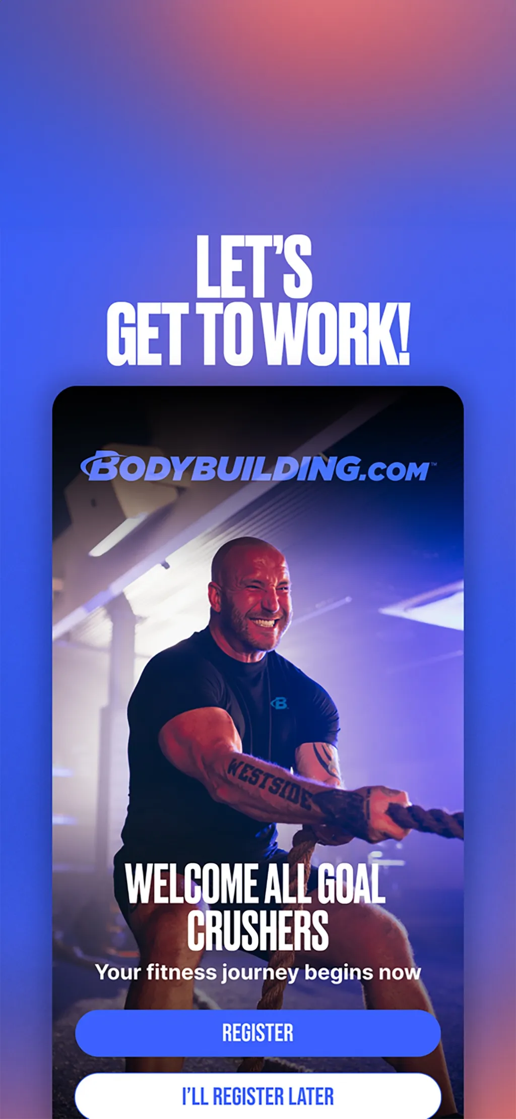 Bodybuilding.com - Fitness App screenshot 1