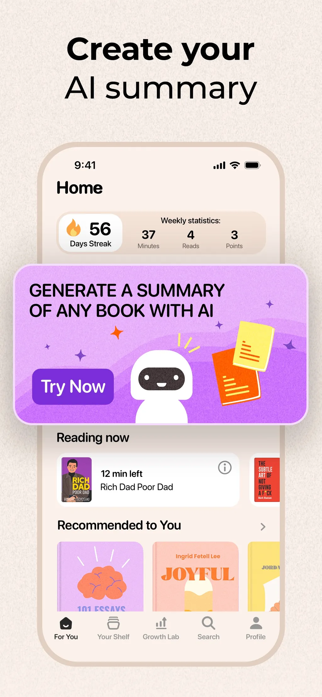 Milestone - Book Summaries App Store screenshot 6