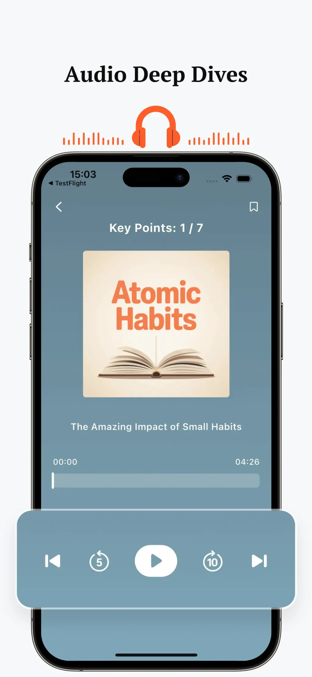BookCast: 15-Minute Insights App Store screenshot 2