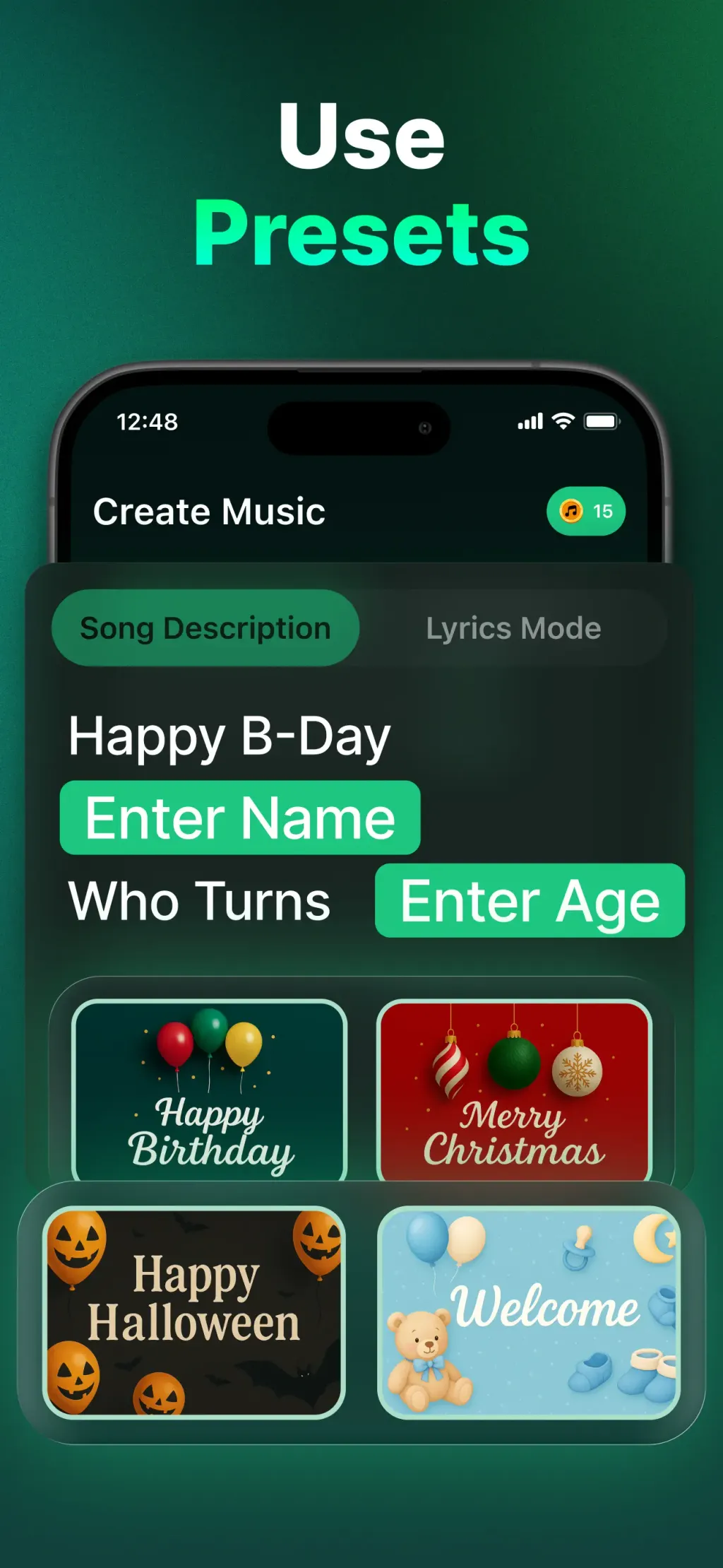 AI Song: AI Music Generator App Store screenshot 3