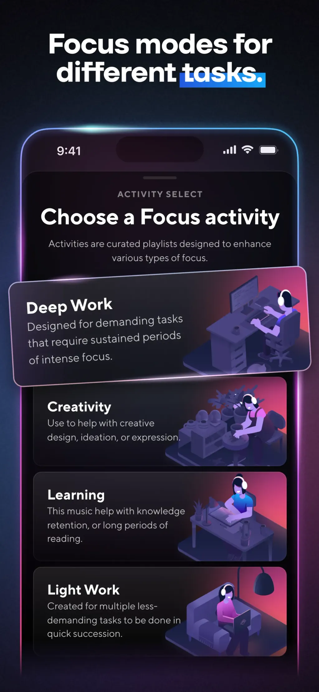 Brain.fm: Focus & Sleep Music App Store screenshot 4