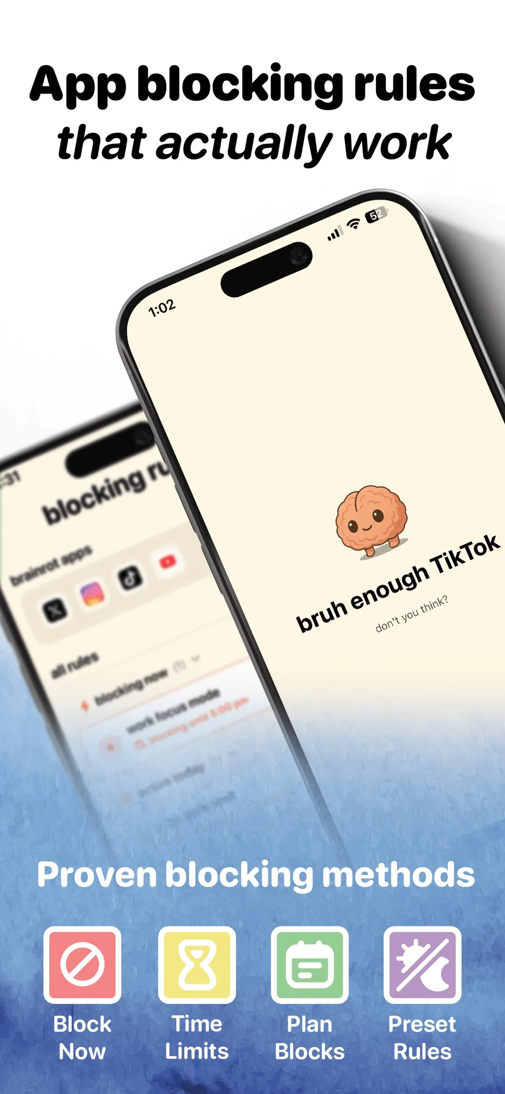 Brainrot: Screen Time Control App Store screenshot 2
