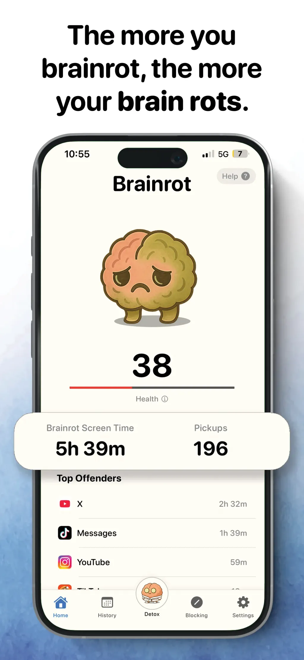 Brainrot: Screen Time Control App Store screenshot 4