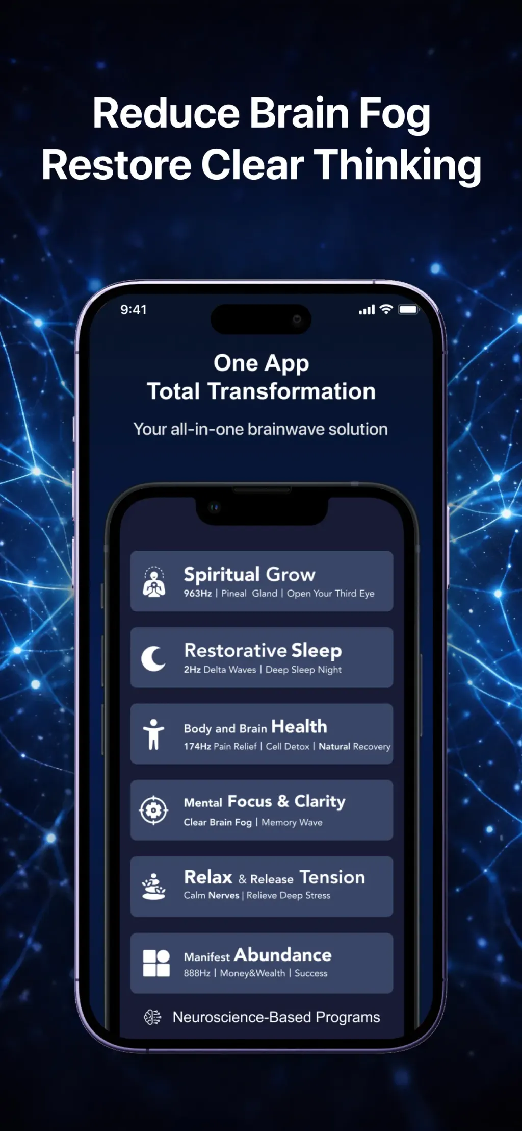 Brainwaves -- Binaural Beats App Store screenshot 2