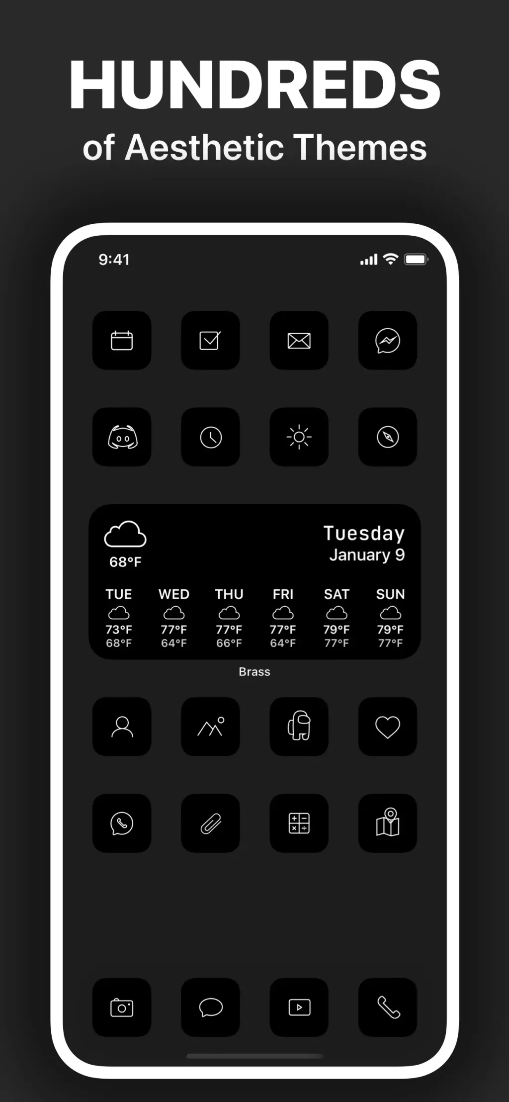 Brass - Icon Themes & Widgets App Store screenshot 5