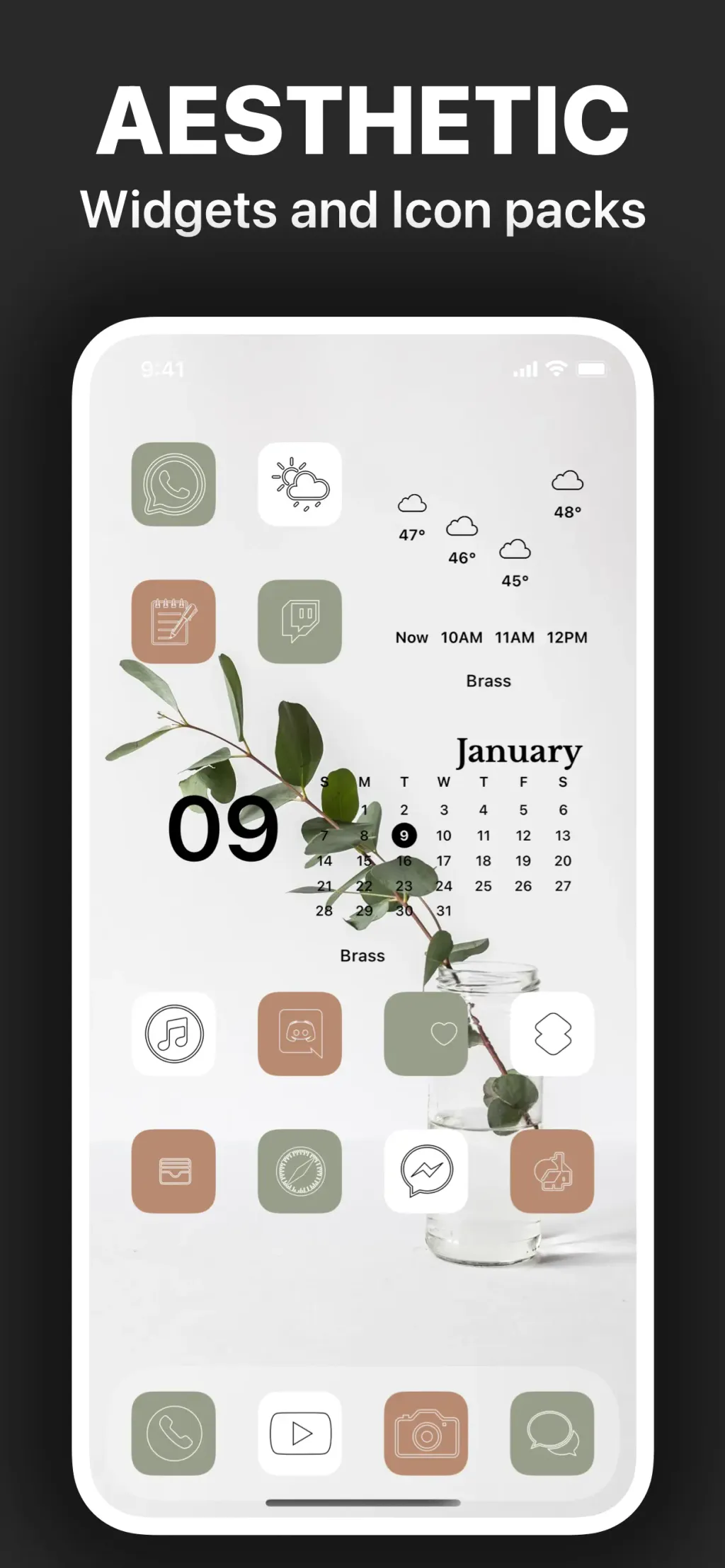 Brass - Icon Themes & Widgets App Store screenshot 6