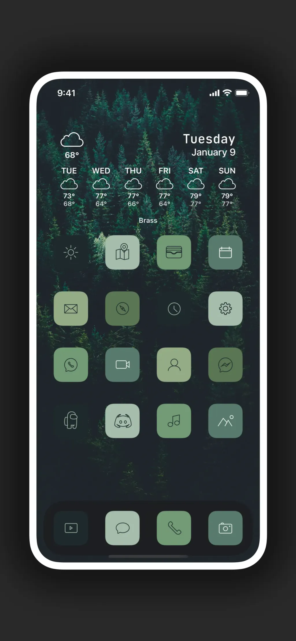 Brass - Icon Themes & Widgets App Store screenshot 9