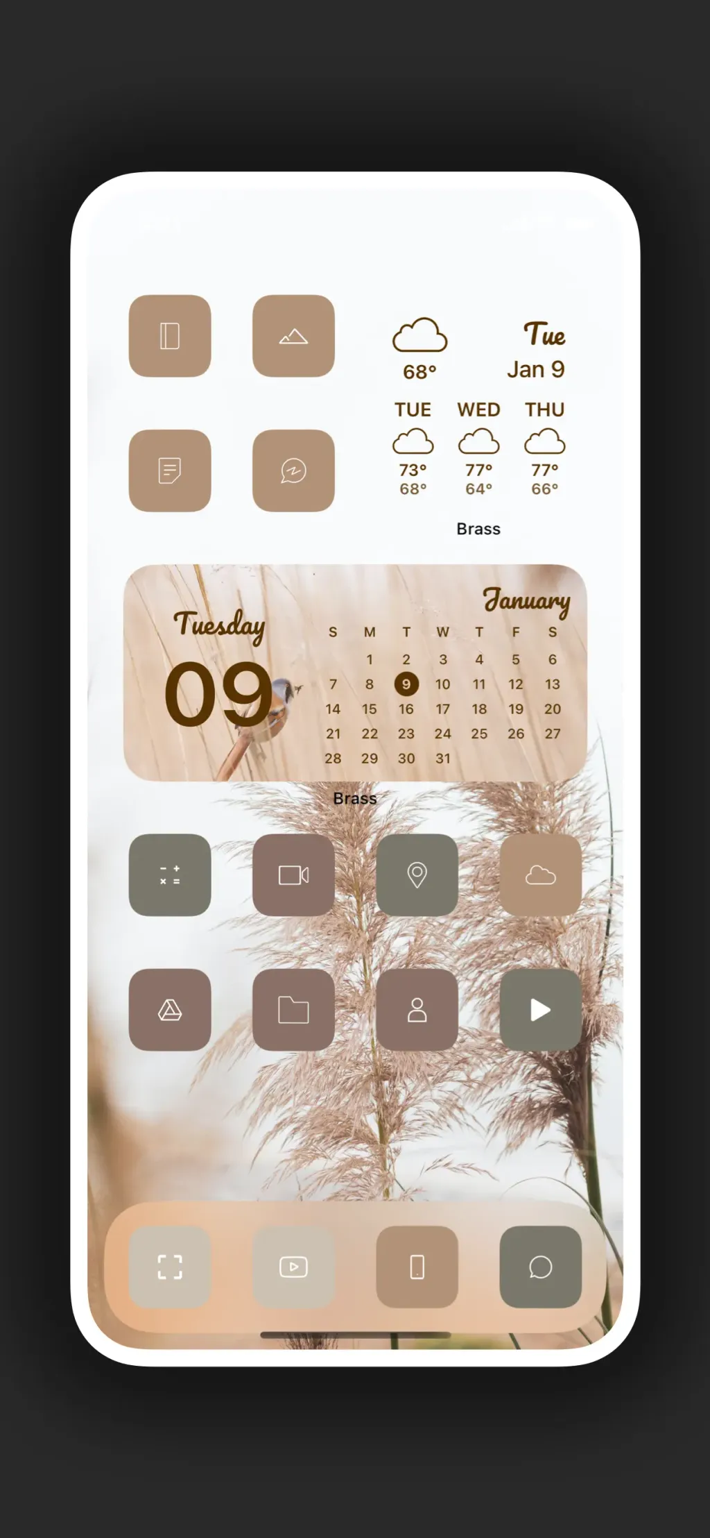 Brass - Icon Themes & Widgets App Store screenshot 10