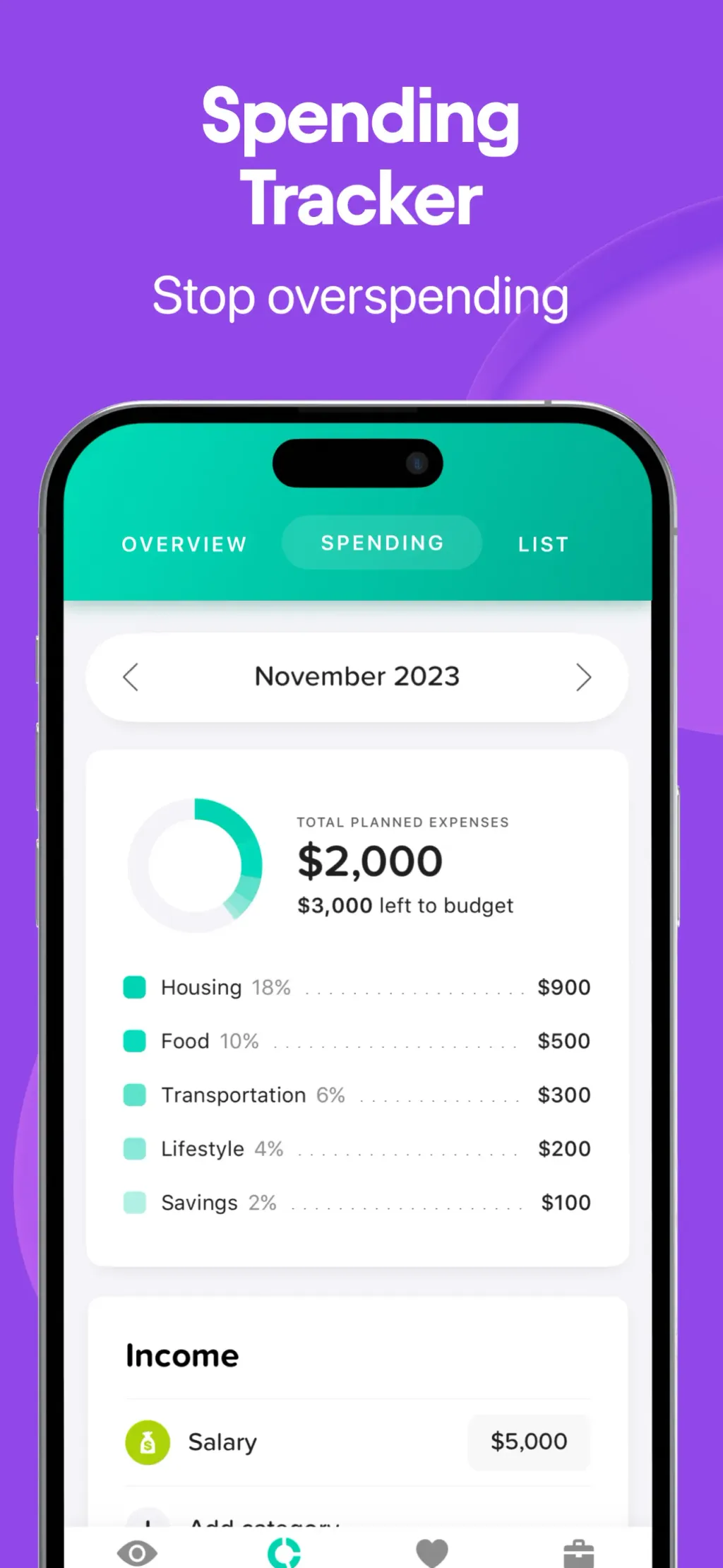 Buddy: Budget Planner App screenshot 1
