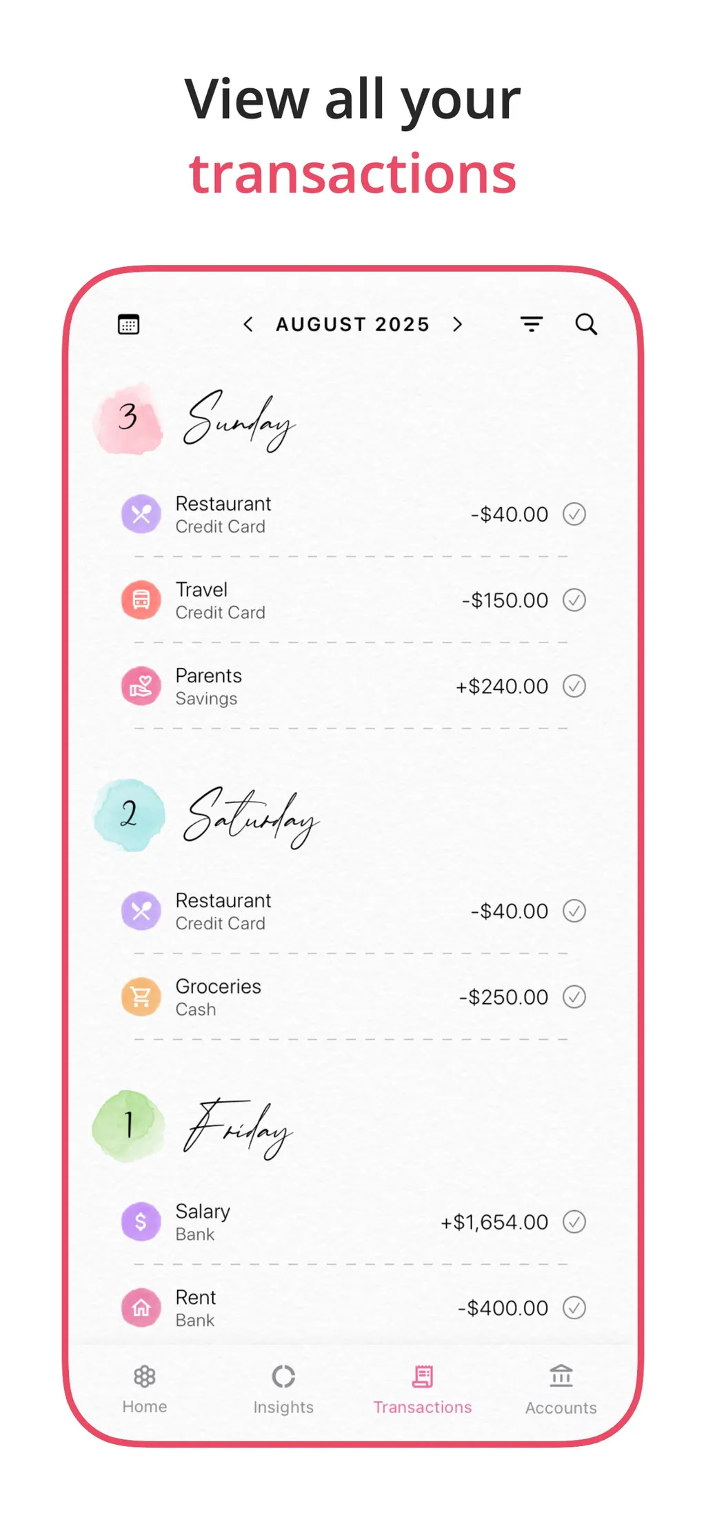 Budget Planner App - Fleur App Store screenshot 5