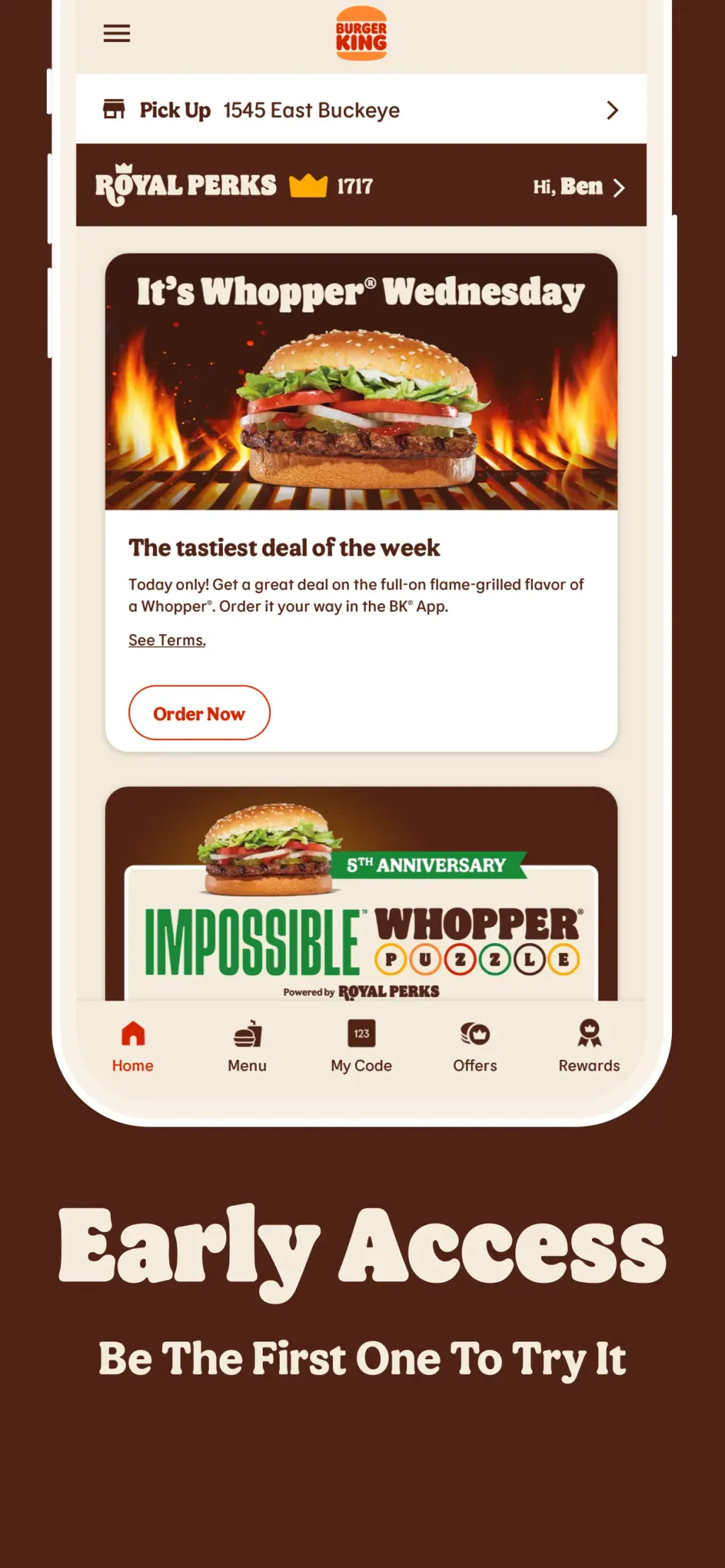 BURGER KING® App screenshot 2